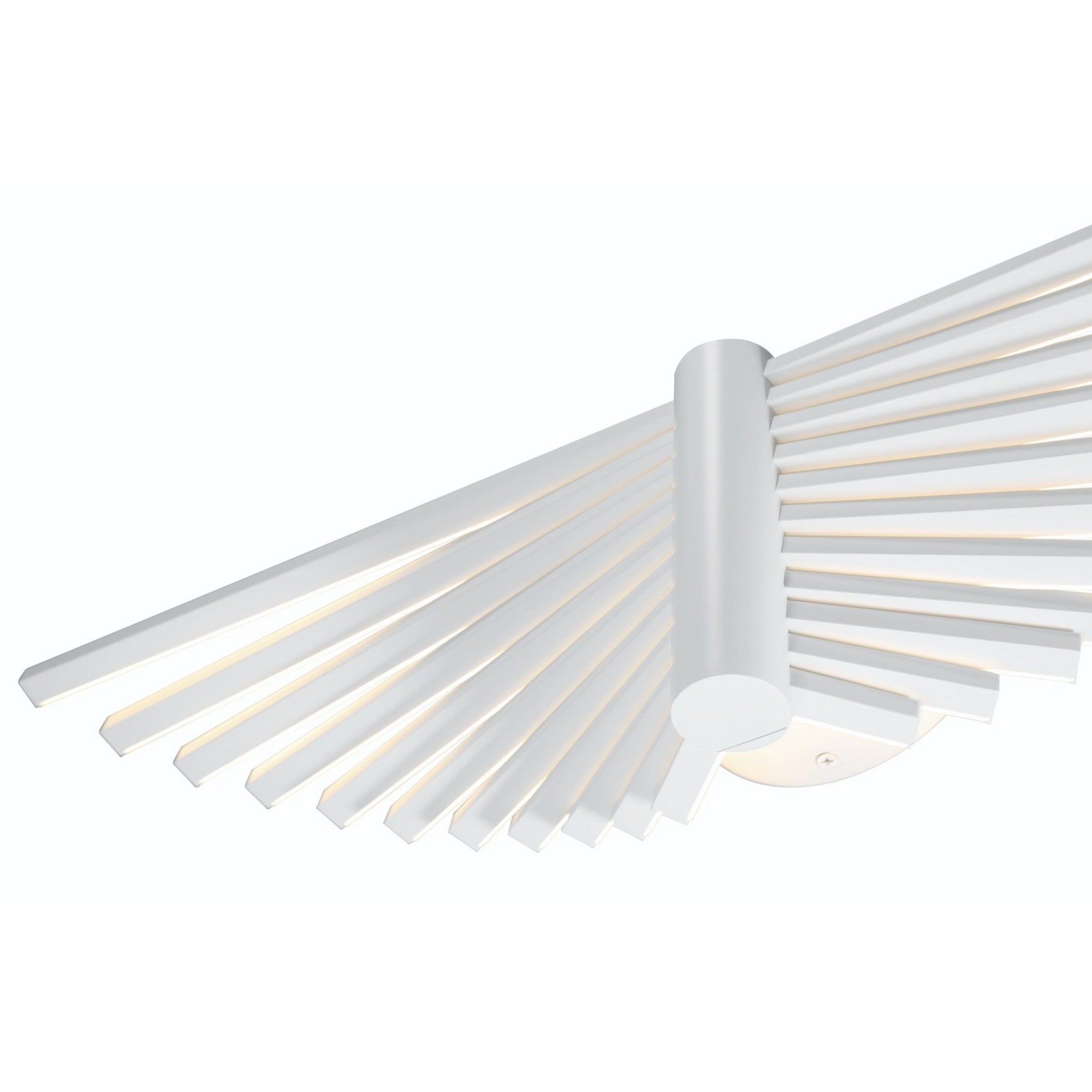 Seraph 25" LED Wall Sconce, White Finish - Bees Lighting