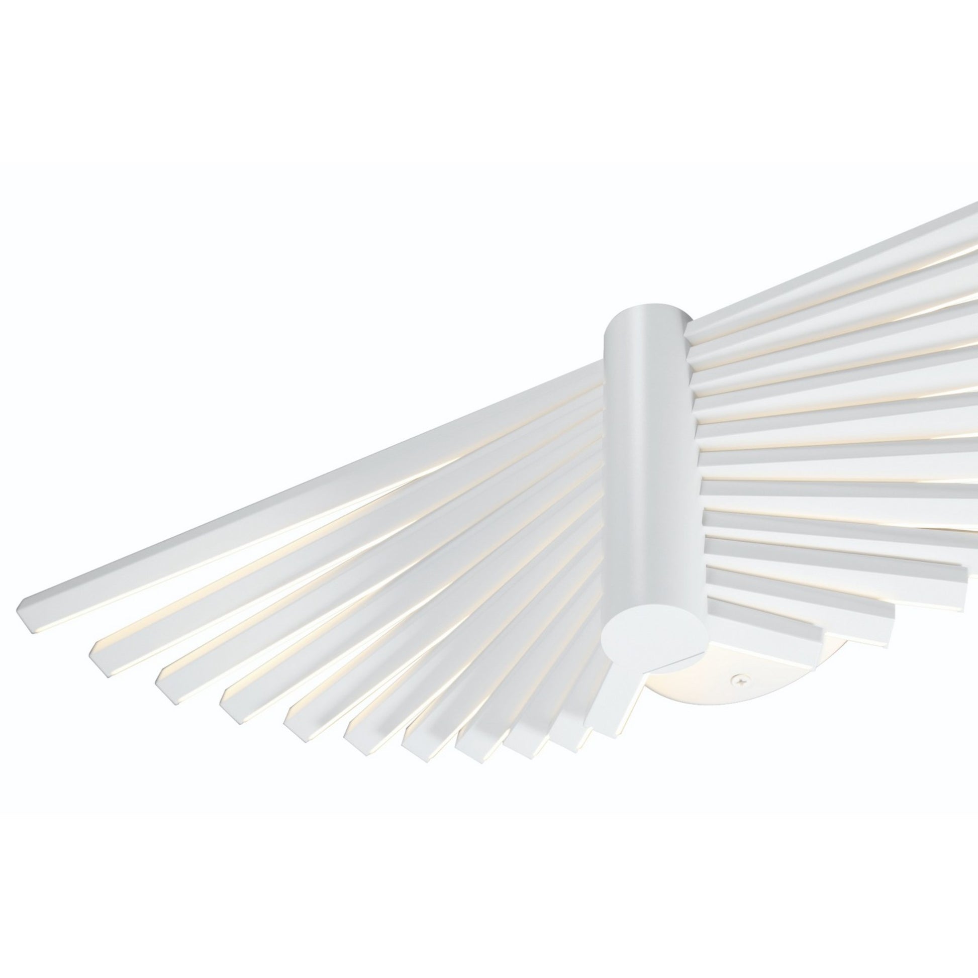 Seraph 25" LED Wall Sconce, White Finish - Bees Lighting