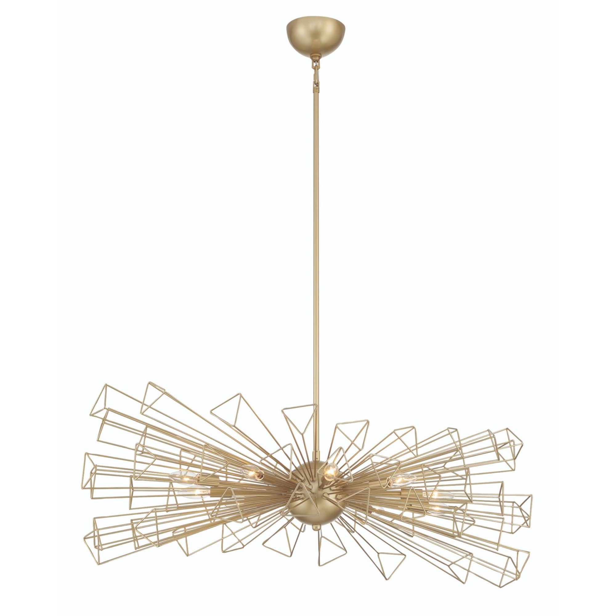 Dendelio 10-Light 45" Chandelier, Gold Finish