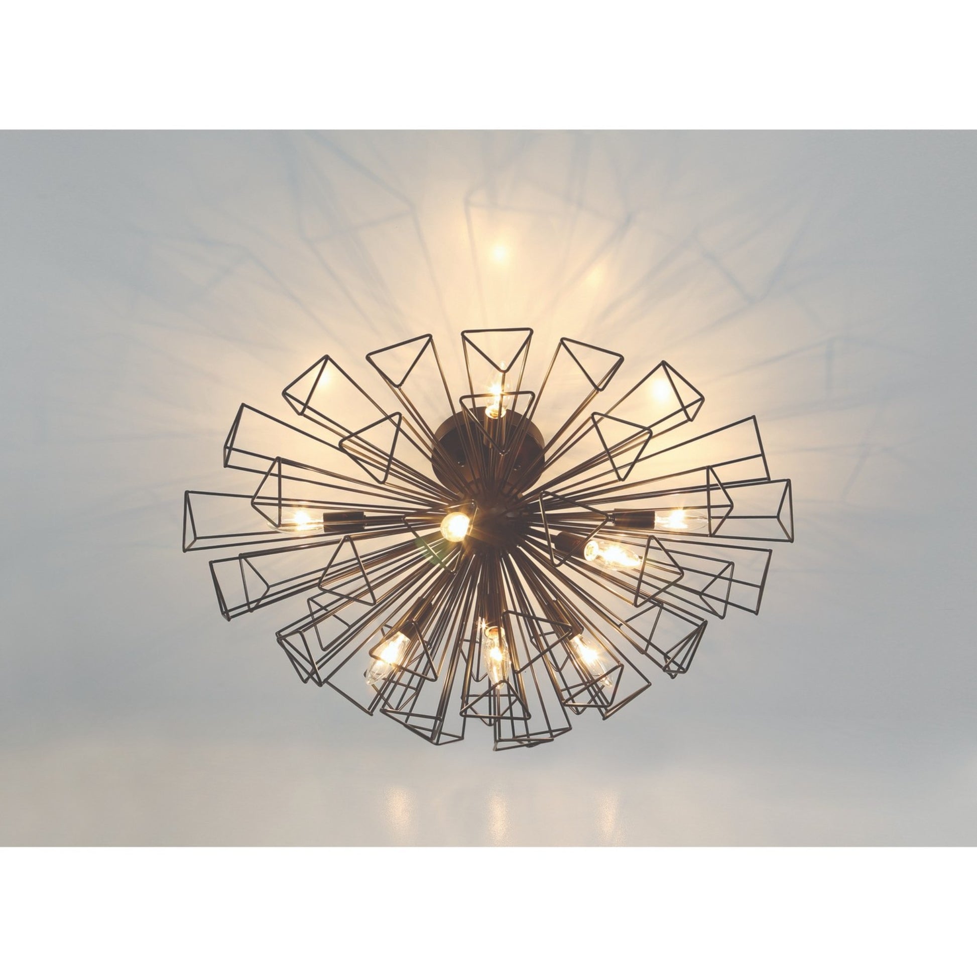 Dendelio 9-Light 30" Chandelier, Black Finish - Bees Lighting