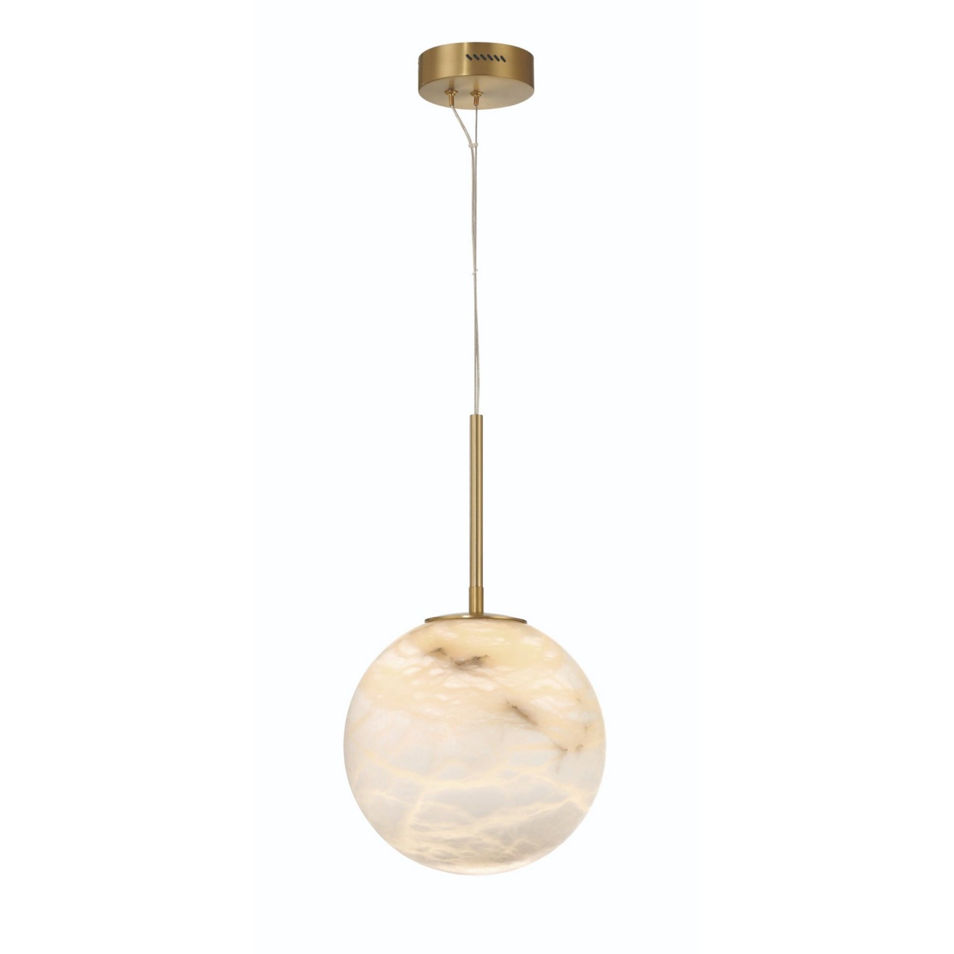 Kepler 12" LED Pendant, Gold Finish - Bees Lighting