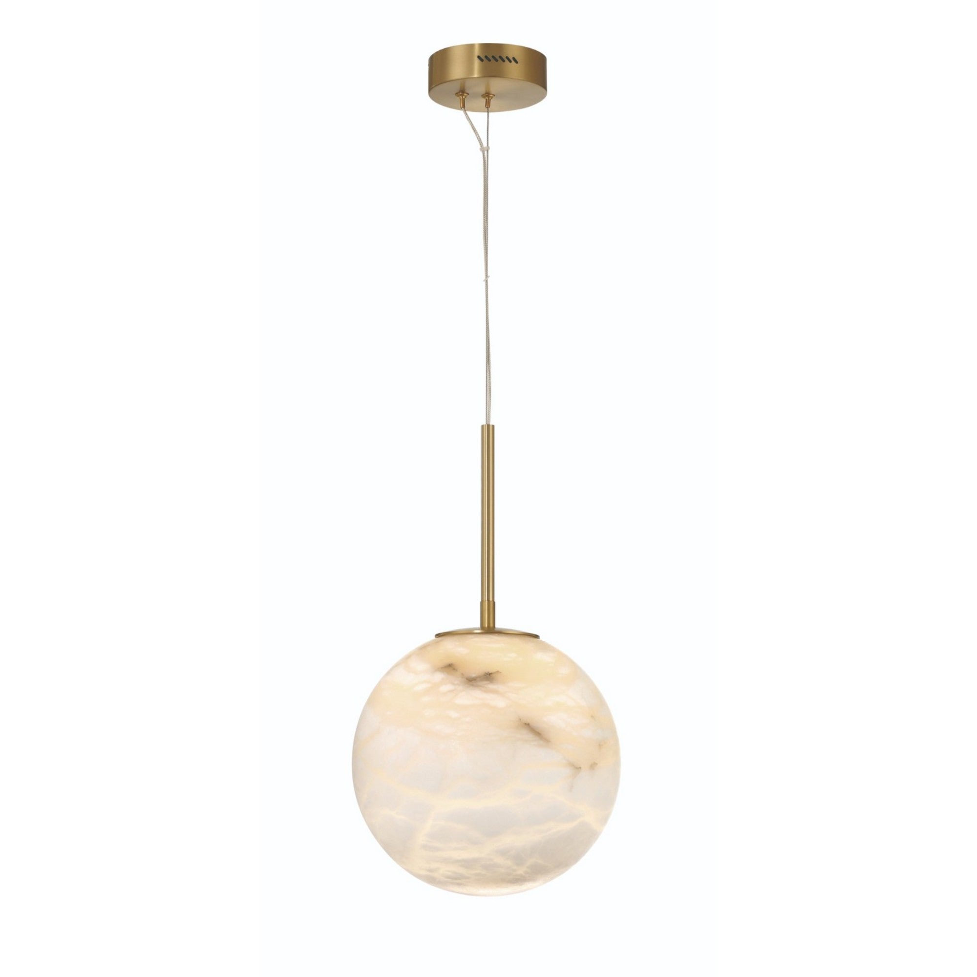 Kepler 12" LED Pendant, Gold Finish - Bees Lighting