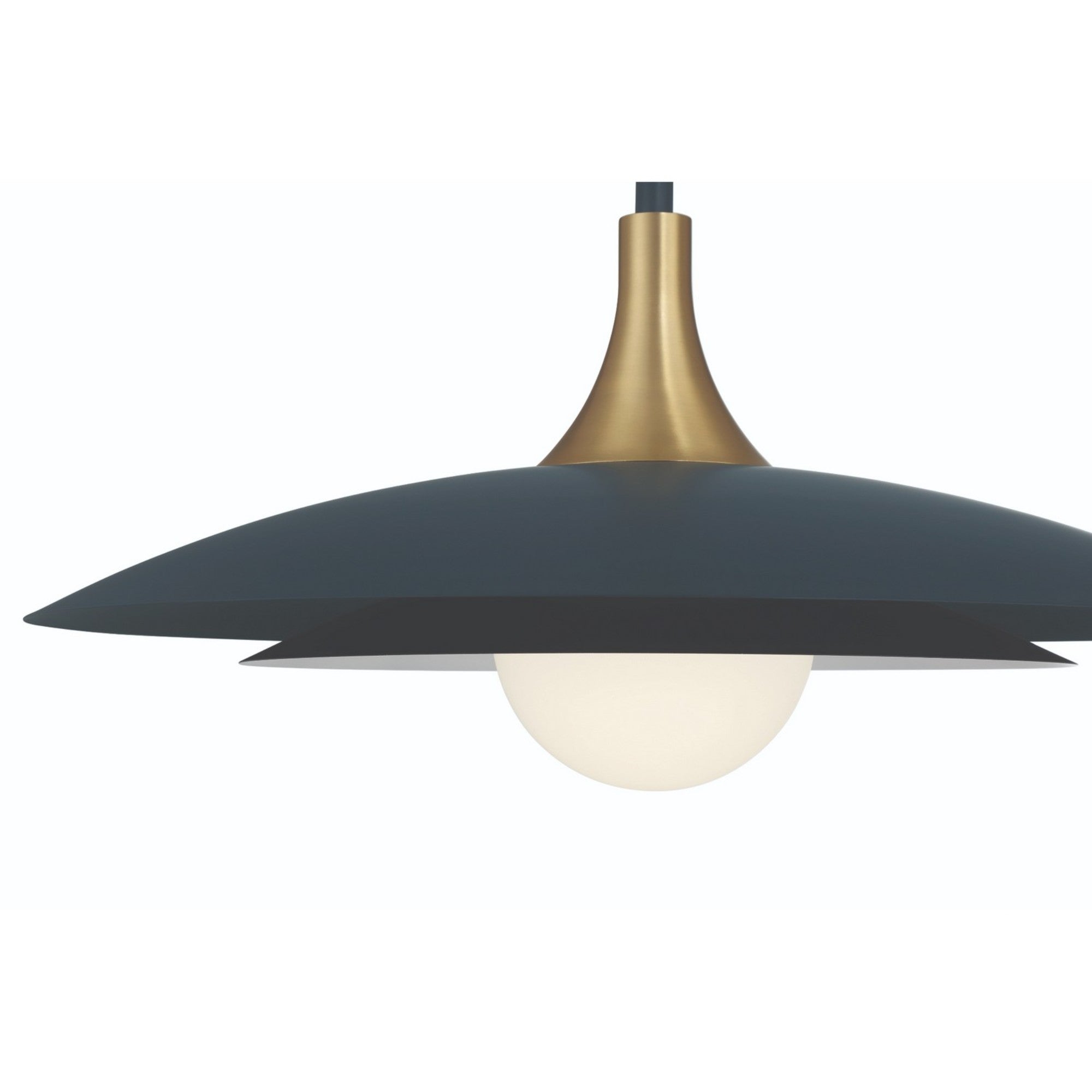 Welsh 24" LED Pendant, Blue Finish - Bees Lighting