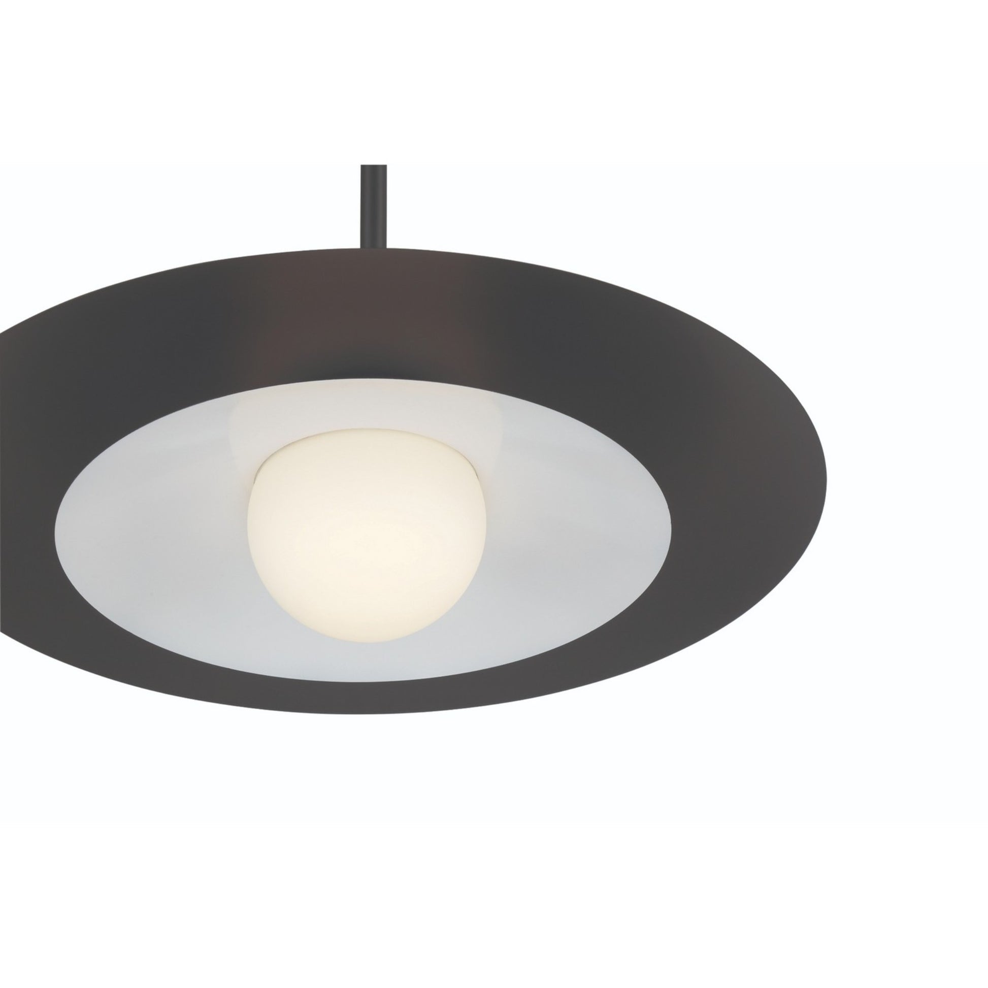 Welsh 24" LED Pendant, Black Finish - Bees Lighting