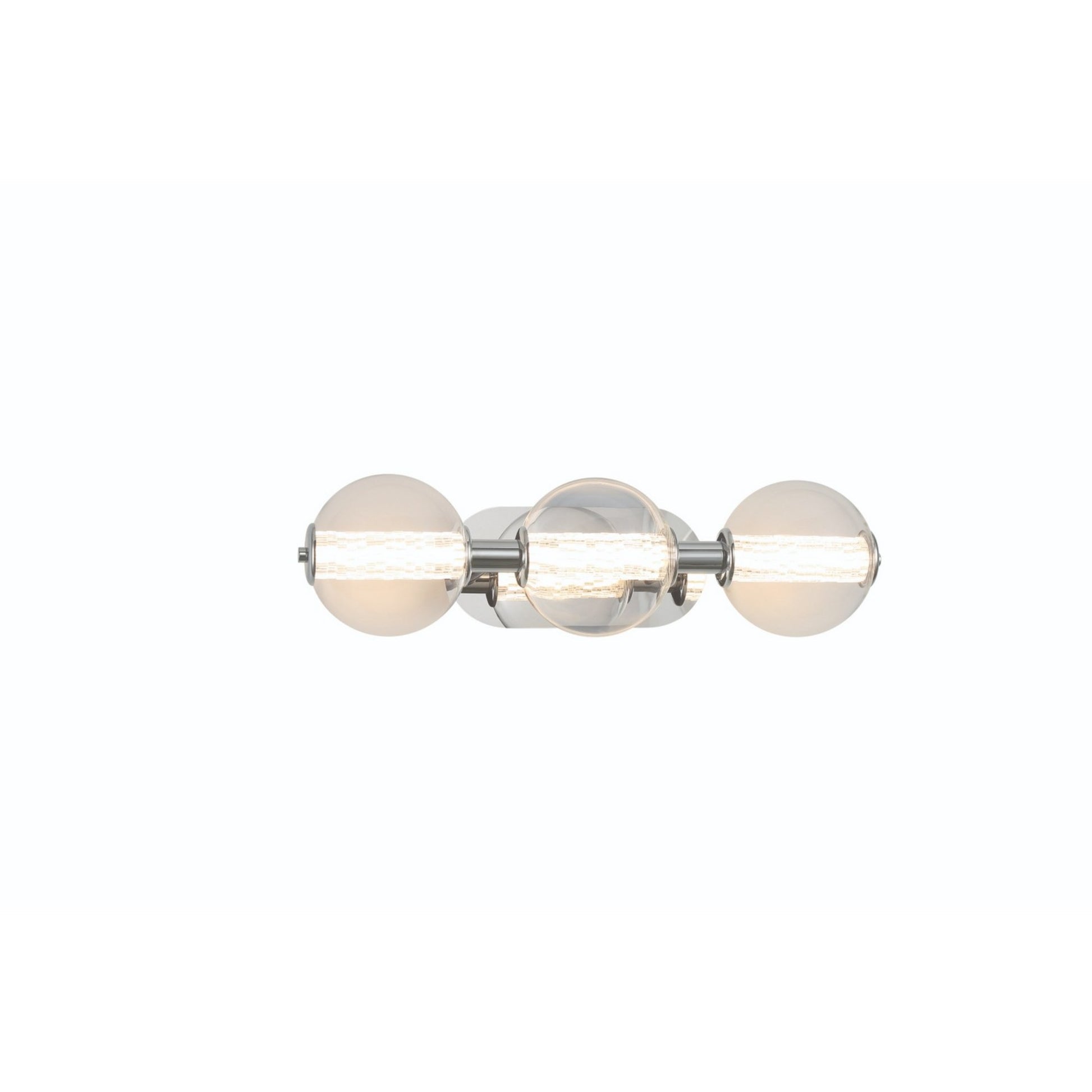 Atomo 3-Light 25" LED Vanity, Chrome Finish - Bees Lighting