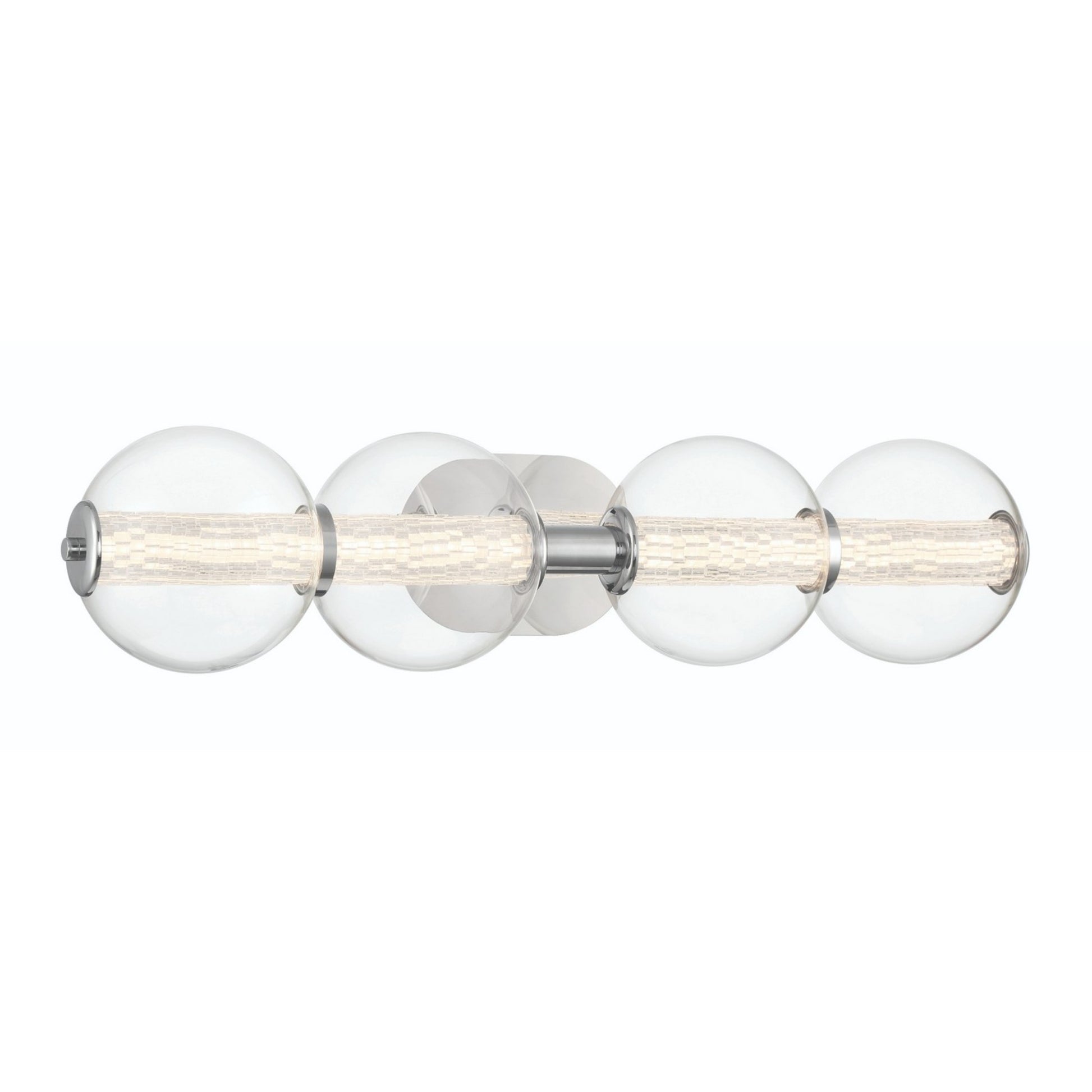 Atomo 4-Light 30" LED Vanity, Chrome Finish - Bees Lighting