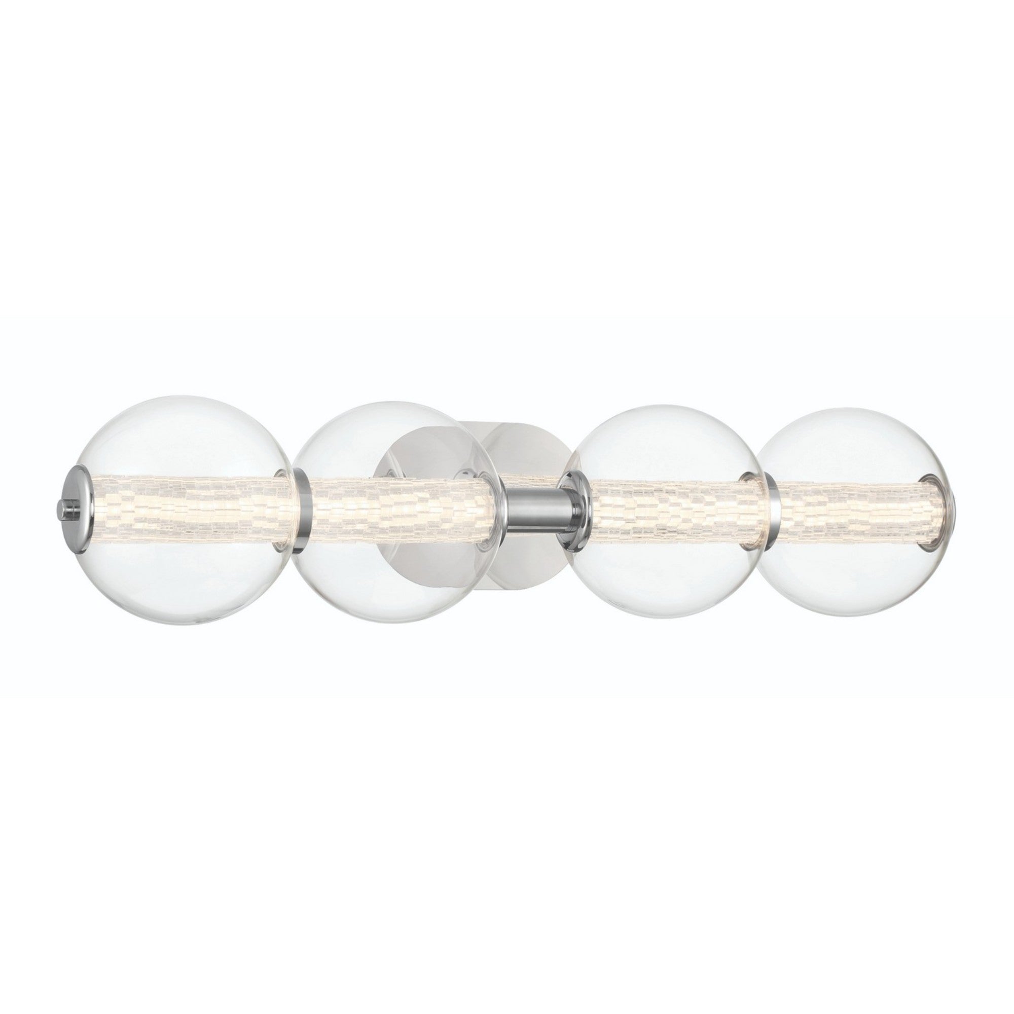 Atomo 4-Light 30" LED Vanity, Chrome Finish - Bees Lighting