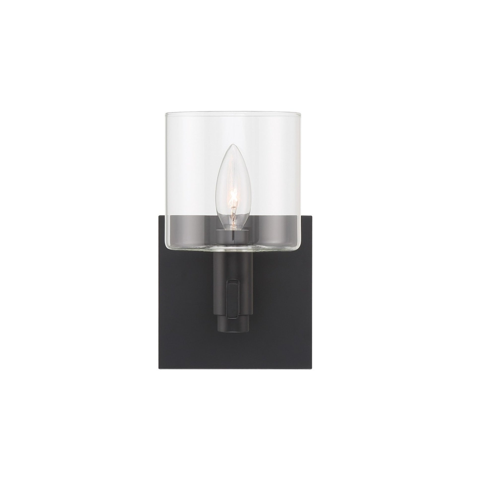 Decato 9" Wall Sconce, Black Finish - Bees Lighting