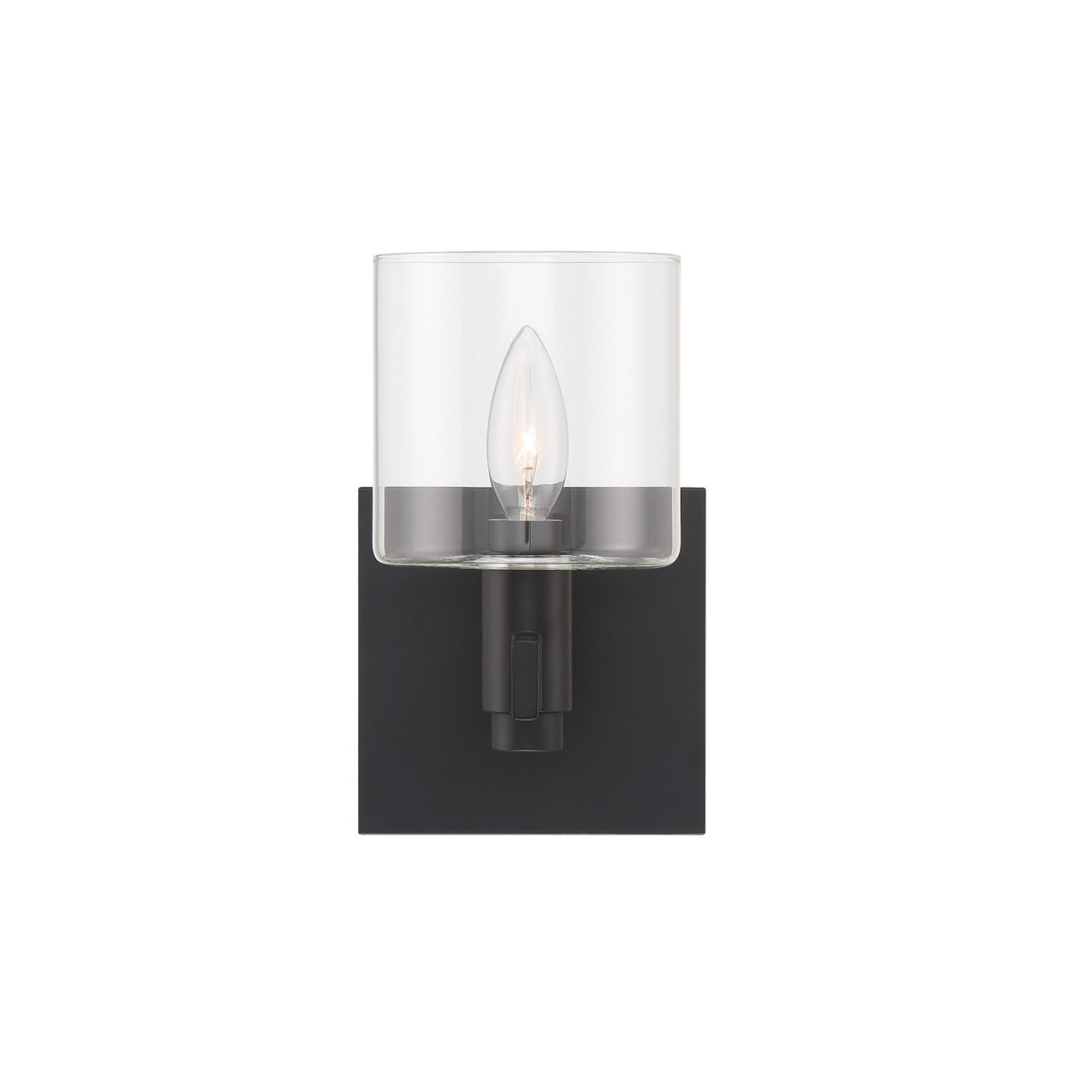 Decato 9" Wall Sconce, Black Finish - Bees Lighting