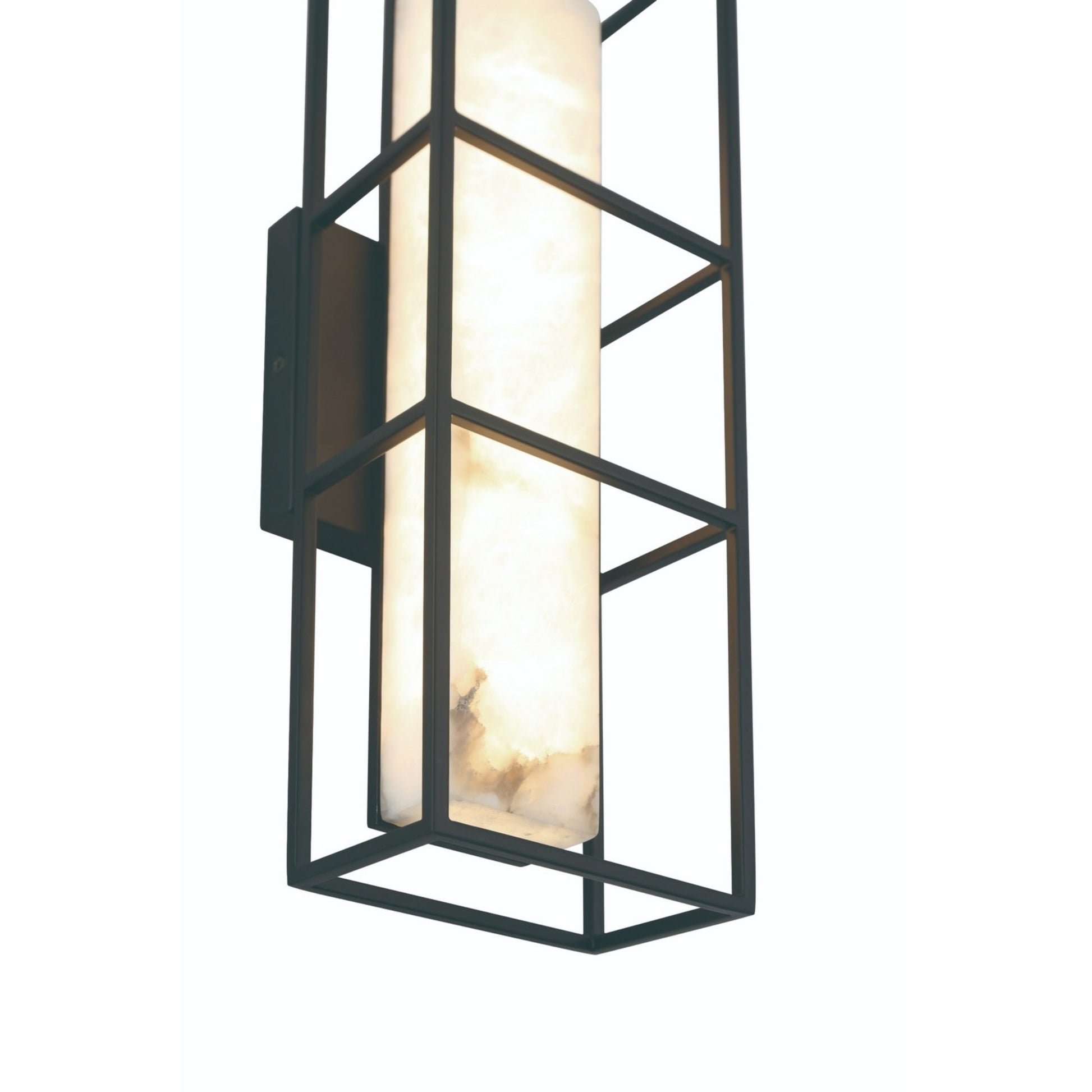 Blakley 16" LED Outdoor Wall Sconce, Black Finish - Bees Lighting