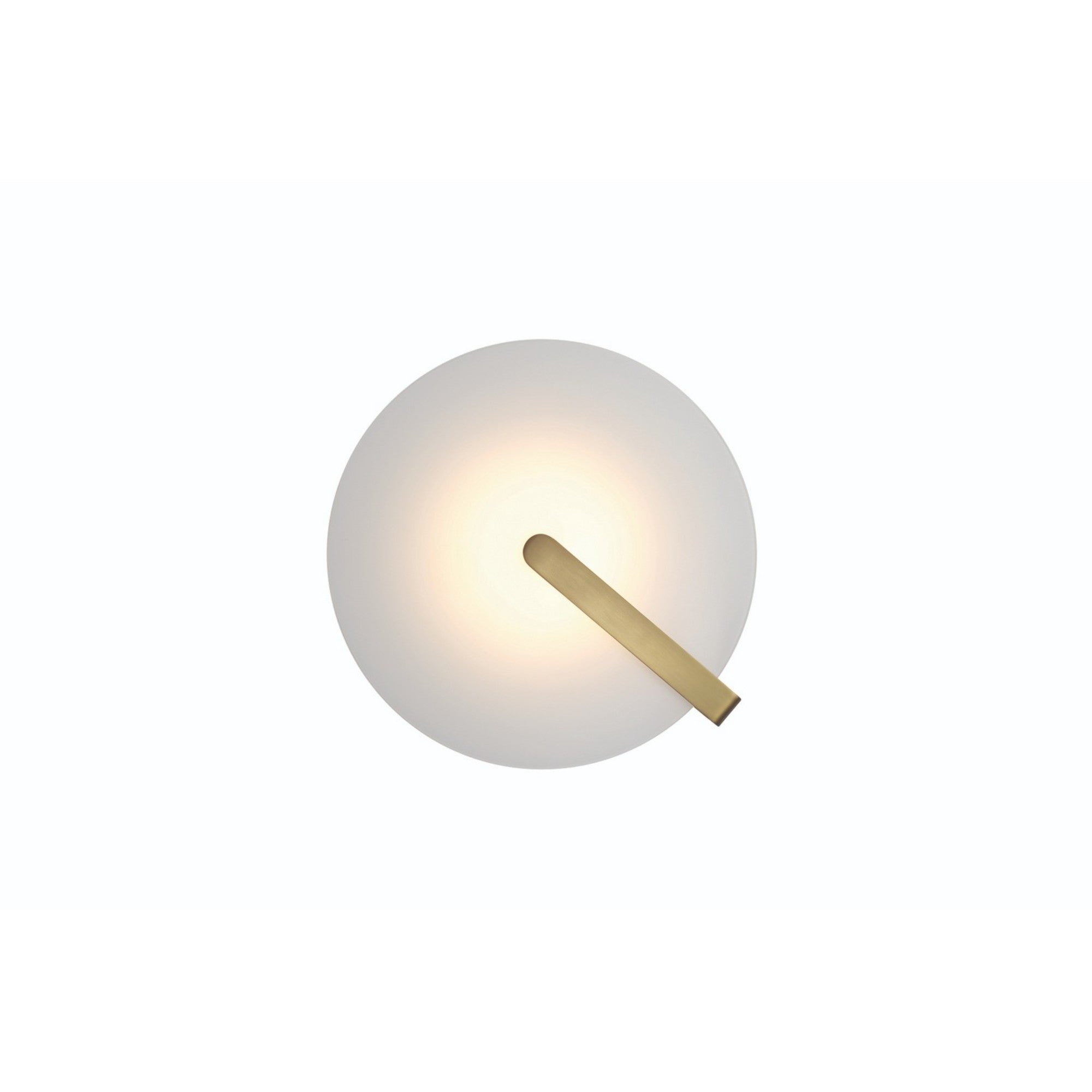 Nuvola 12" LED Semi-Flush Mount, Gold Finish - Bees Lighting