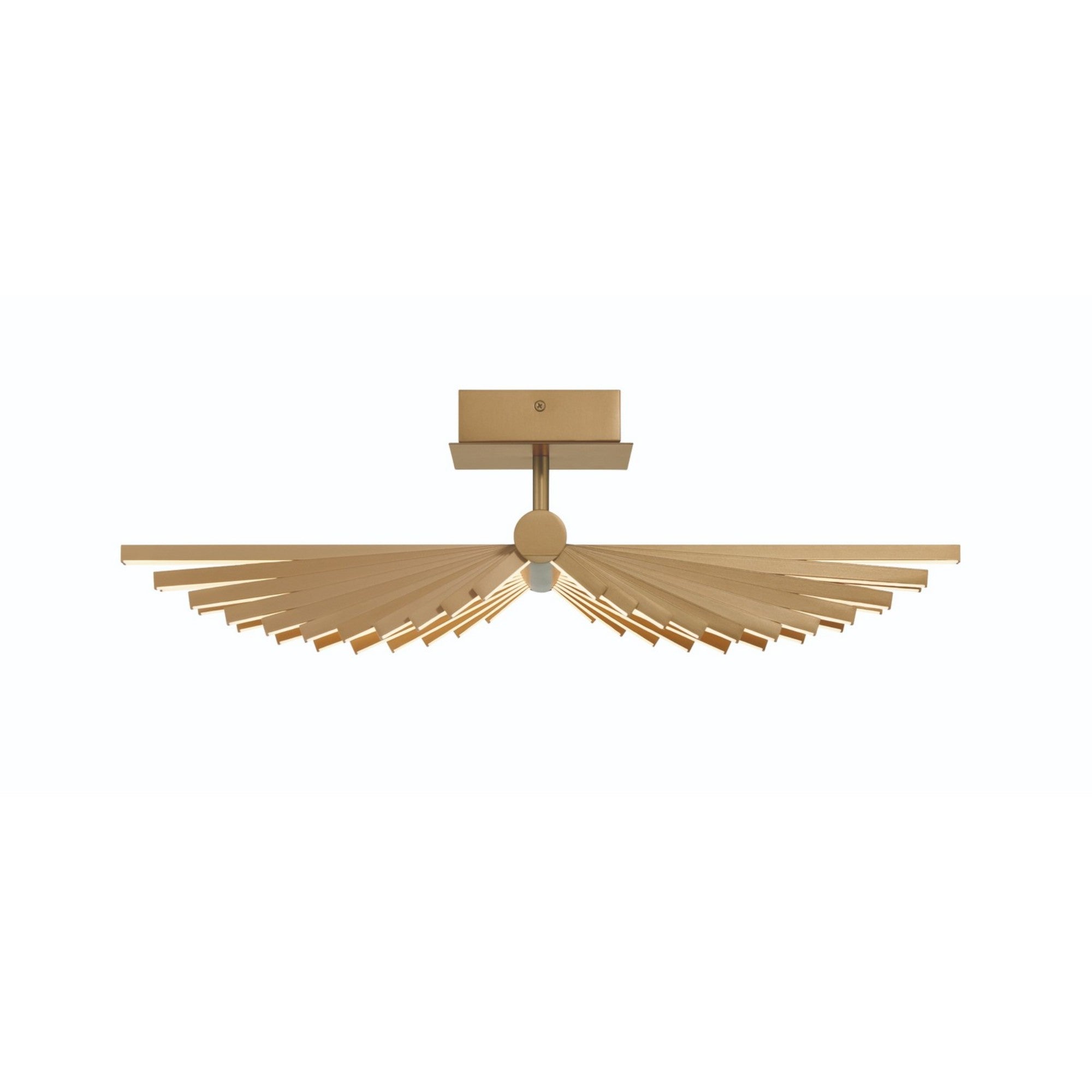 Seraph 25 in. LED Flush Mount Light gold Finish