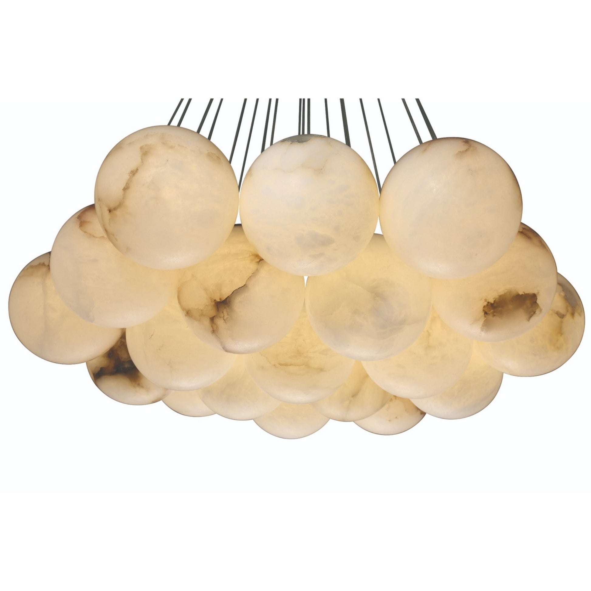 Kepler 19-Light 29" LED Grand Chandelier, Gold Finish - Bees Lighting