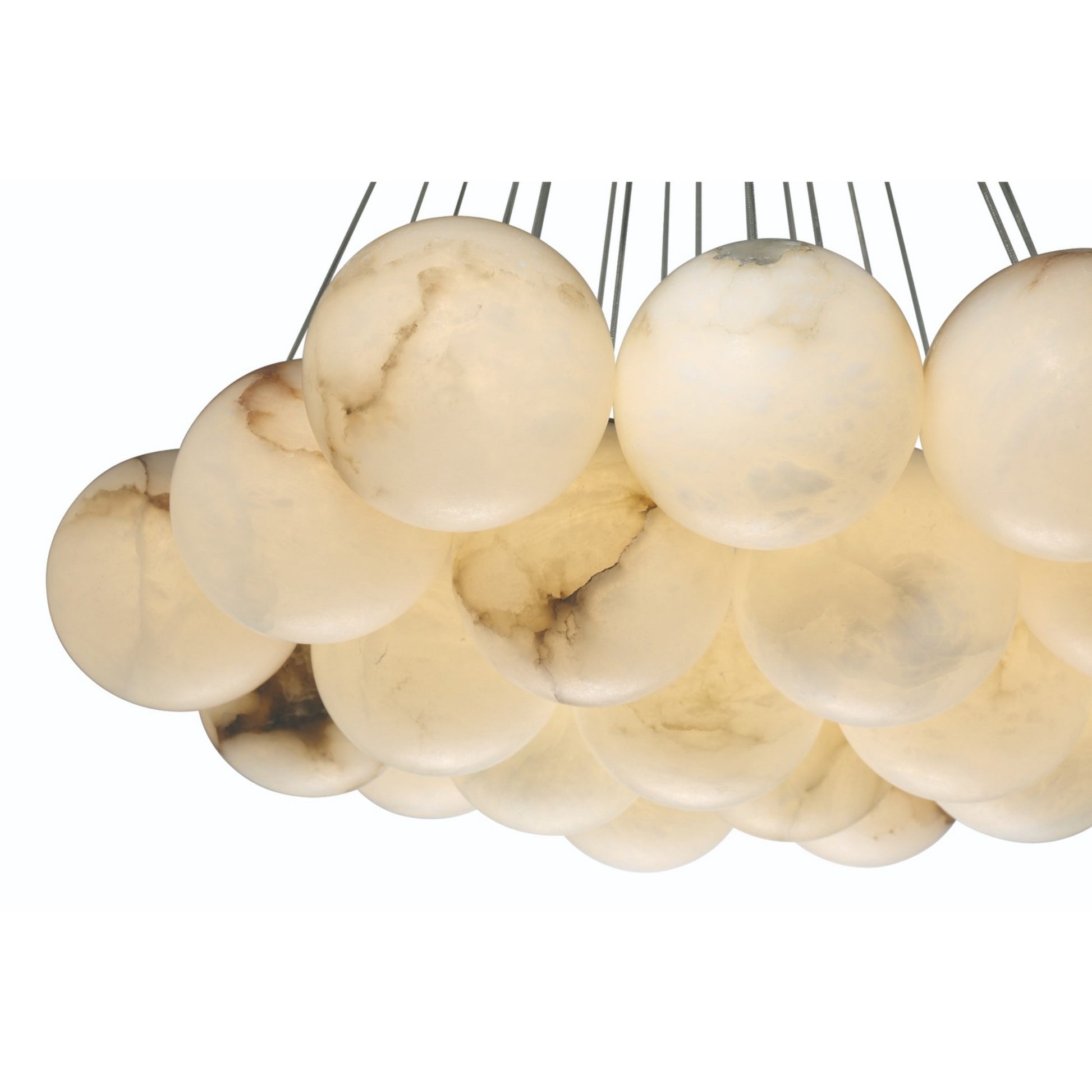 Kepler 19-Light 29" LED Grand Chandelier, Gold Finish - Bees Lighting