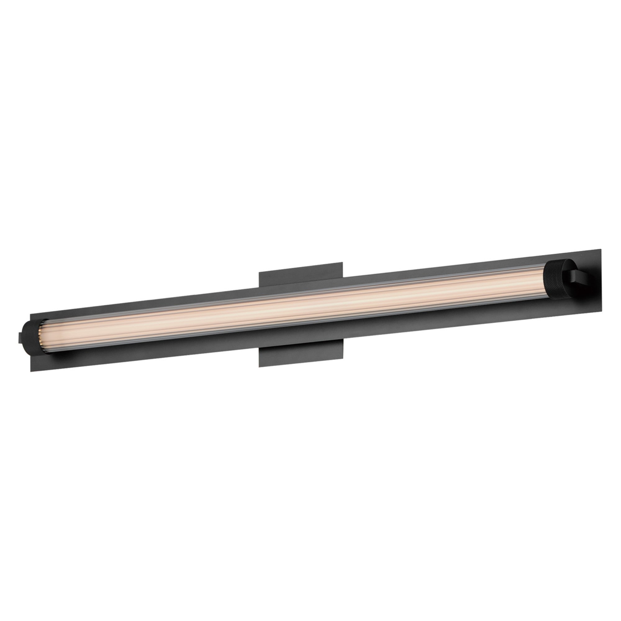 Doric 30" LED Bath Sconce, Black Finish - Bees Lighting