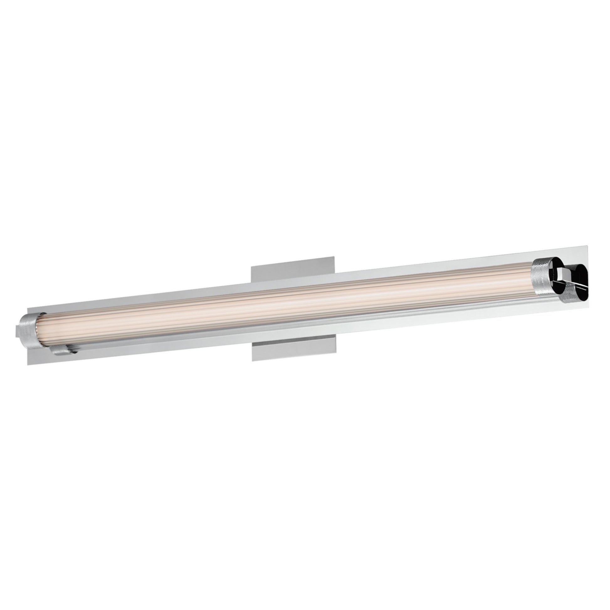 Doric 30" LED Bath Sconce, Polished Chrome Finish - Bees Lighting