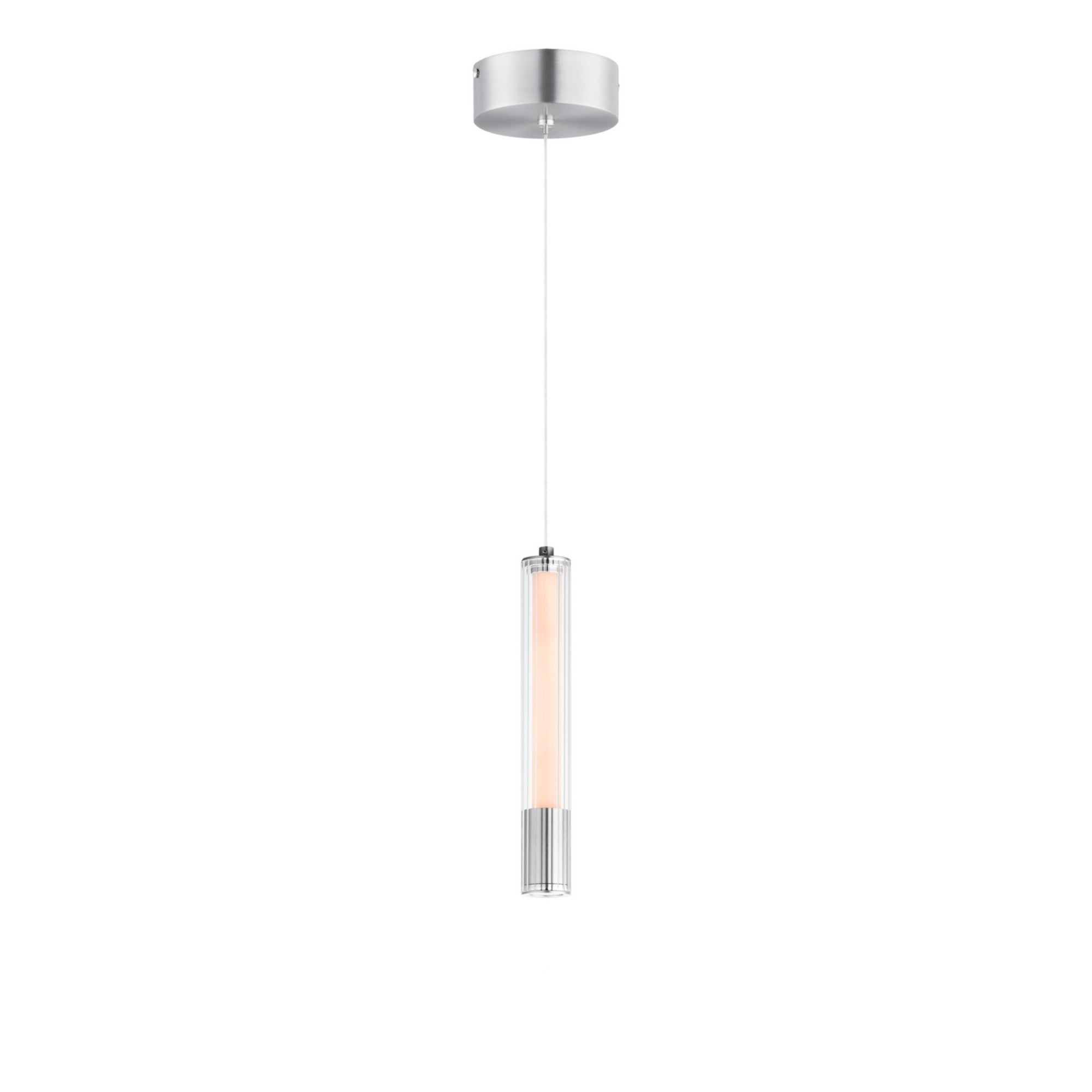 Cortex 10" LED Mini Pendant, Polished Chrome Finish - Bees Lighting