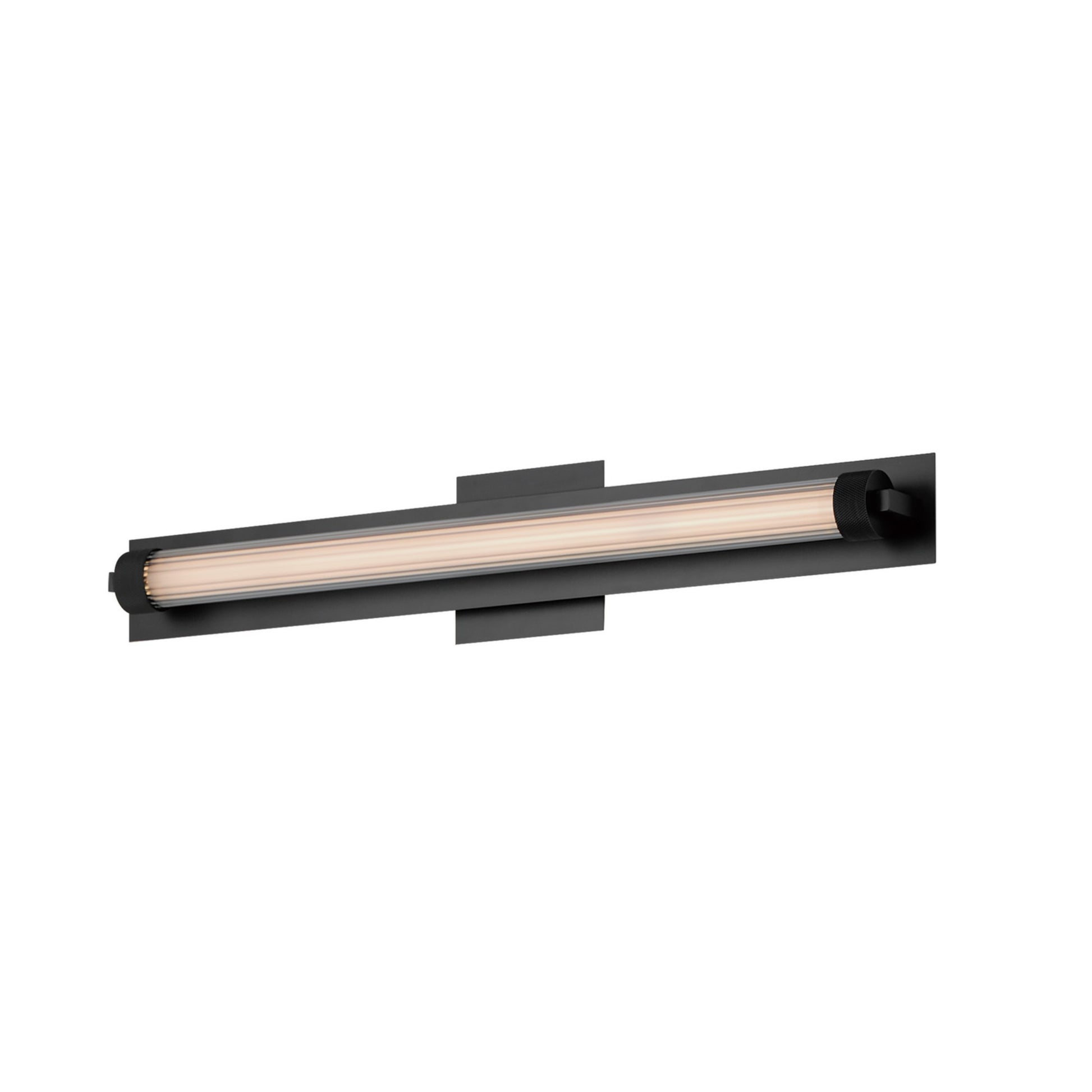 Doric 26" LED Bath Sconce, Black Finish - Bees Lighting