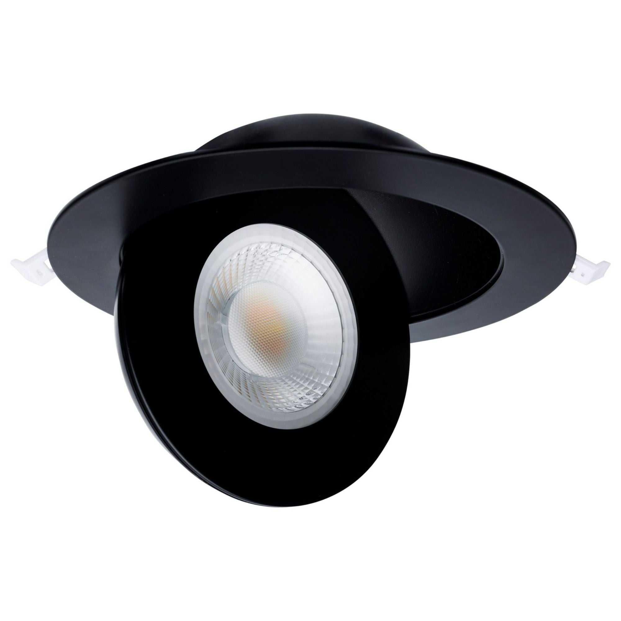 Starfish 6" Smart Gimbal LED Recessed Light, 1200lm, RGB, 120-277V, Black - Bees Lighting