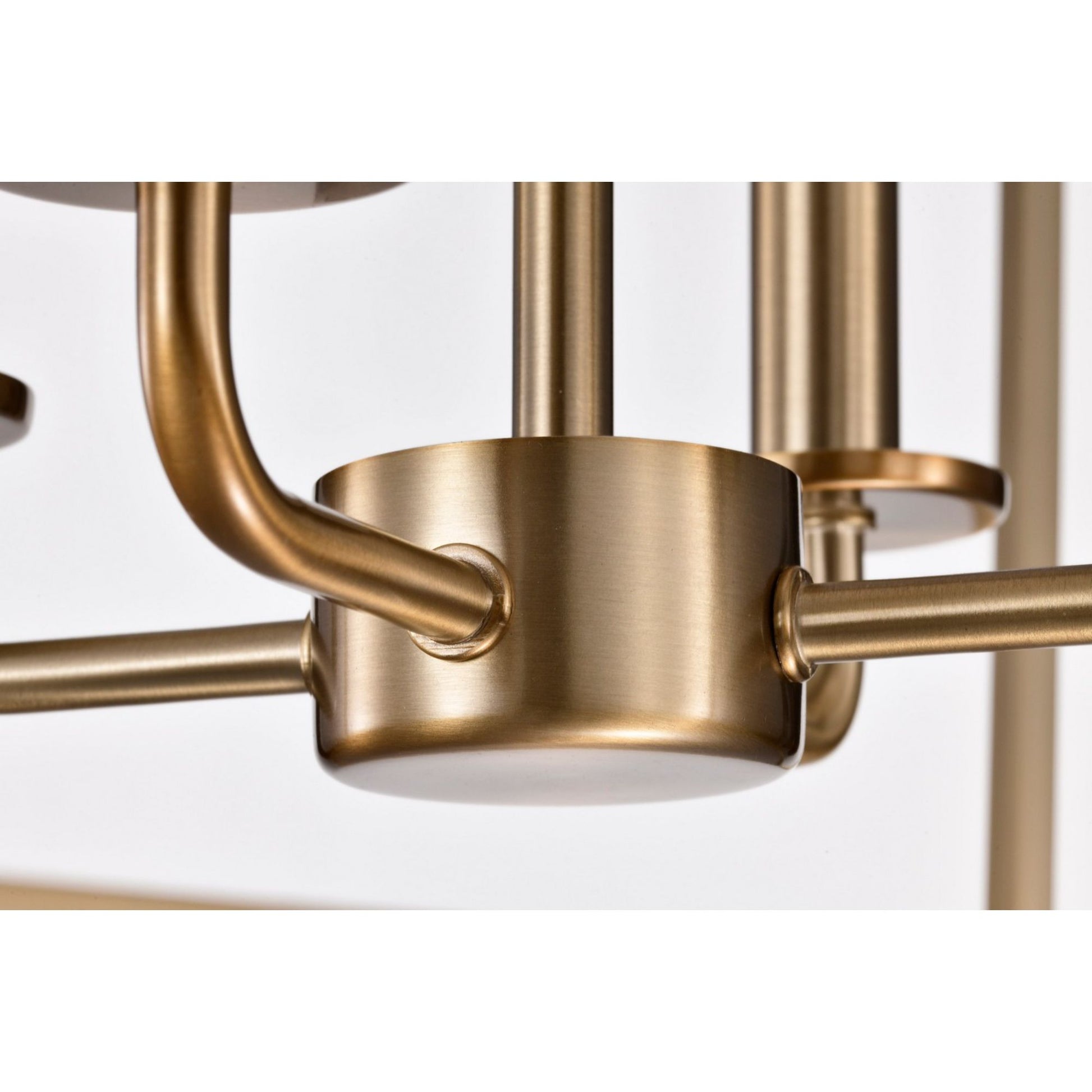 Emma 17" 4 lights Pendant, Brass Finish - Bees Lighting