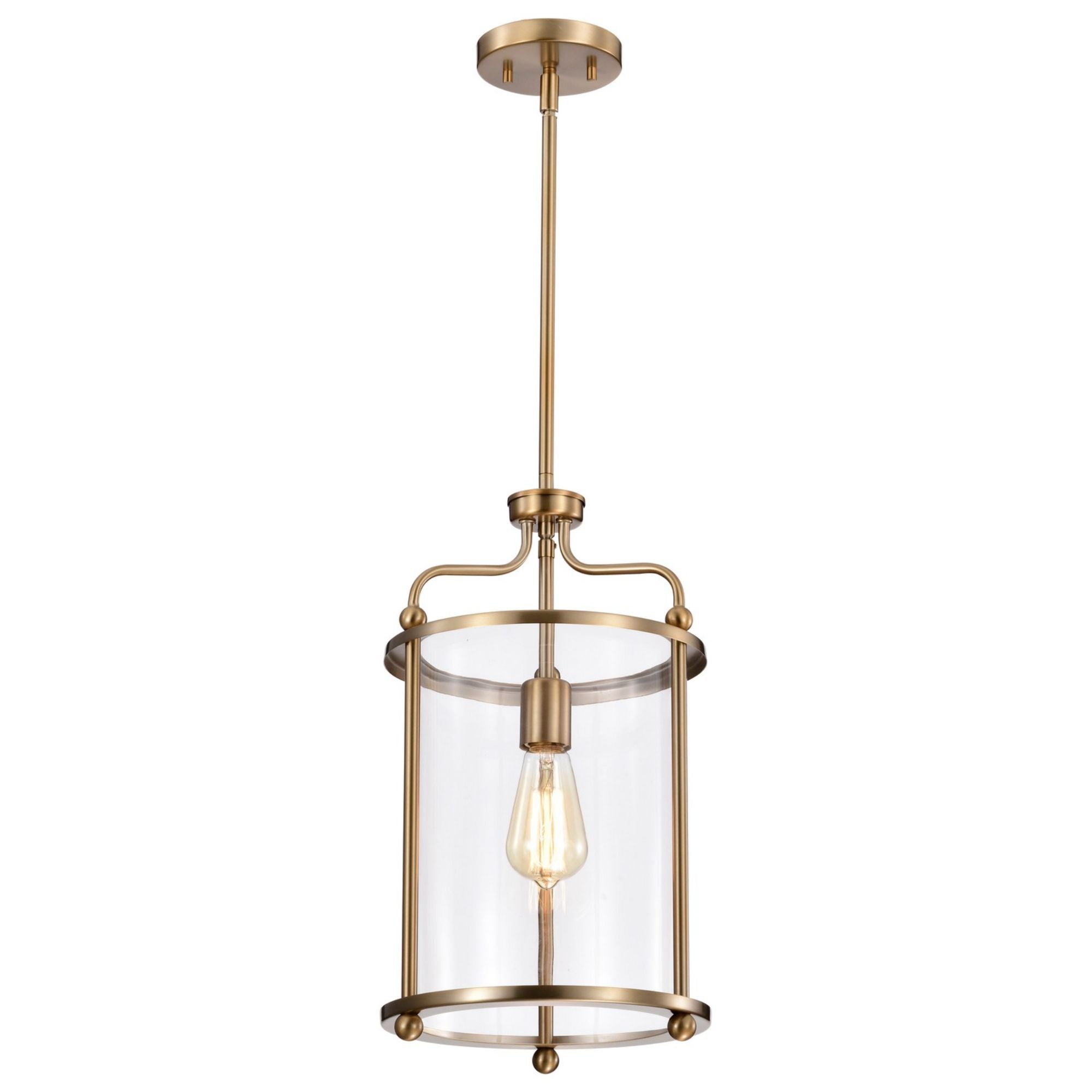 Yorktown 10" Pendant, Brass Finish - Bees Lighting
