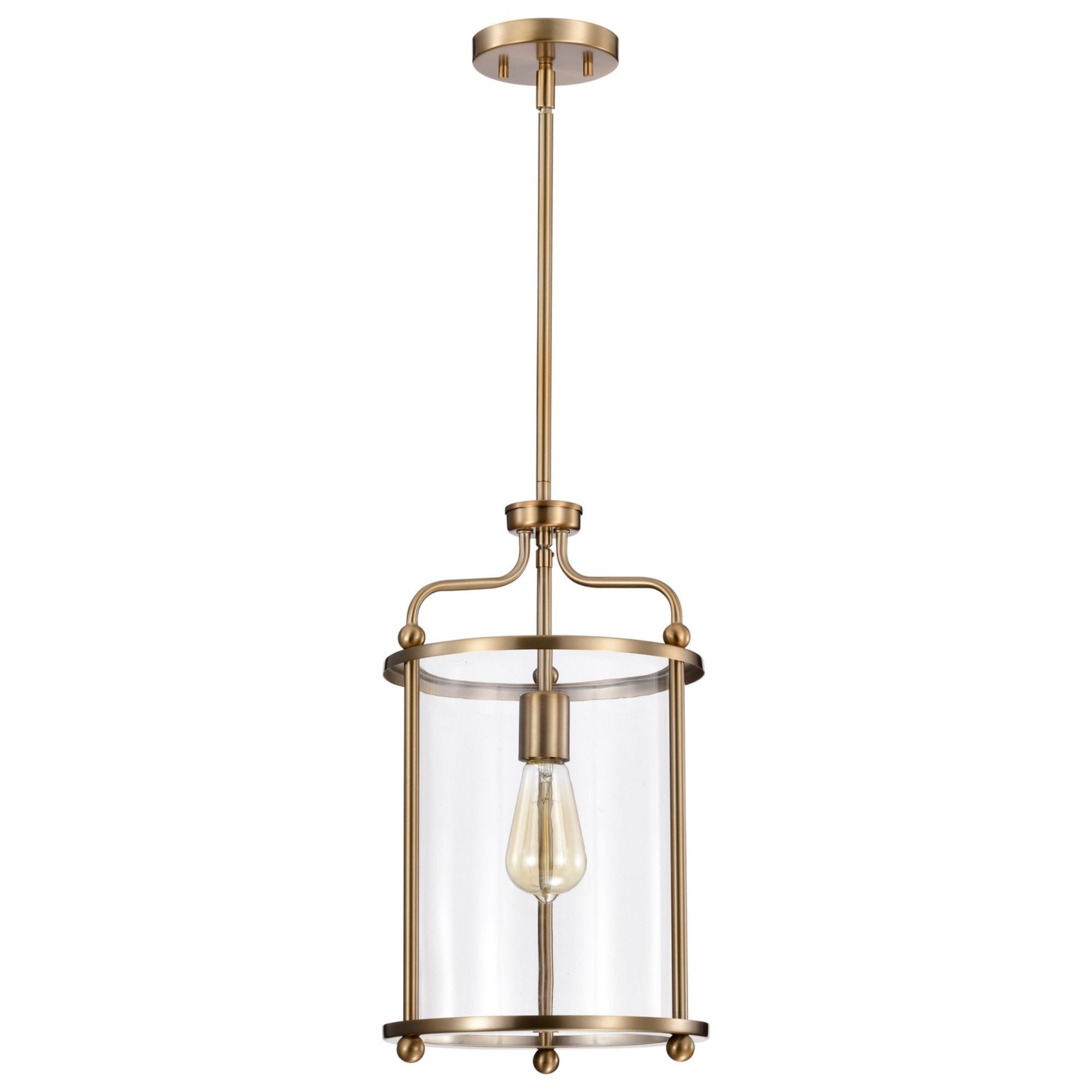 Yorktown 10" Pendant, Brass Finish - Bees Lighting