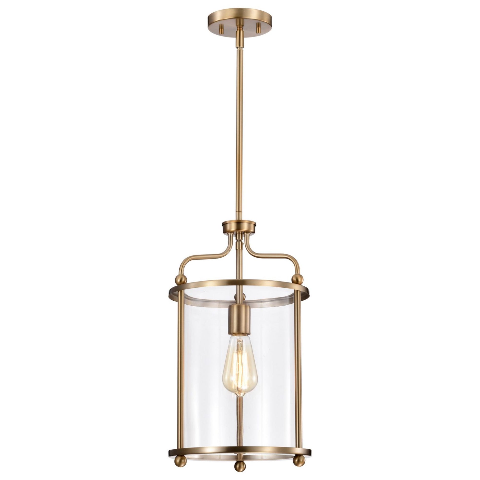 Yorktown 10" Pendant, Brass Finish - Bees Lighting