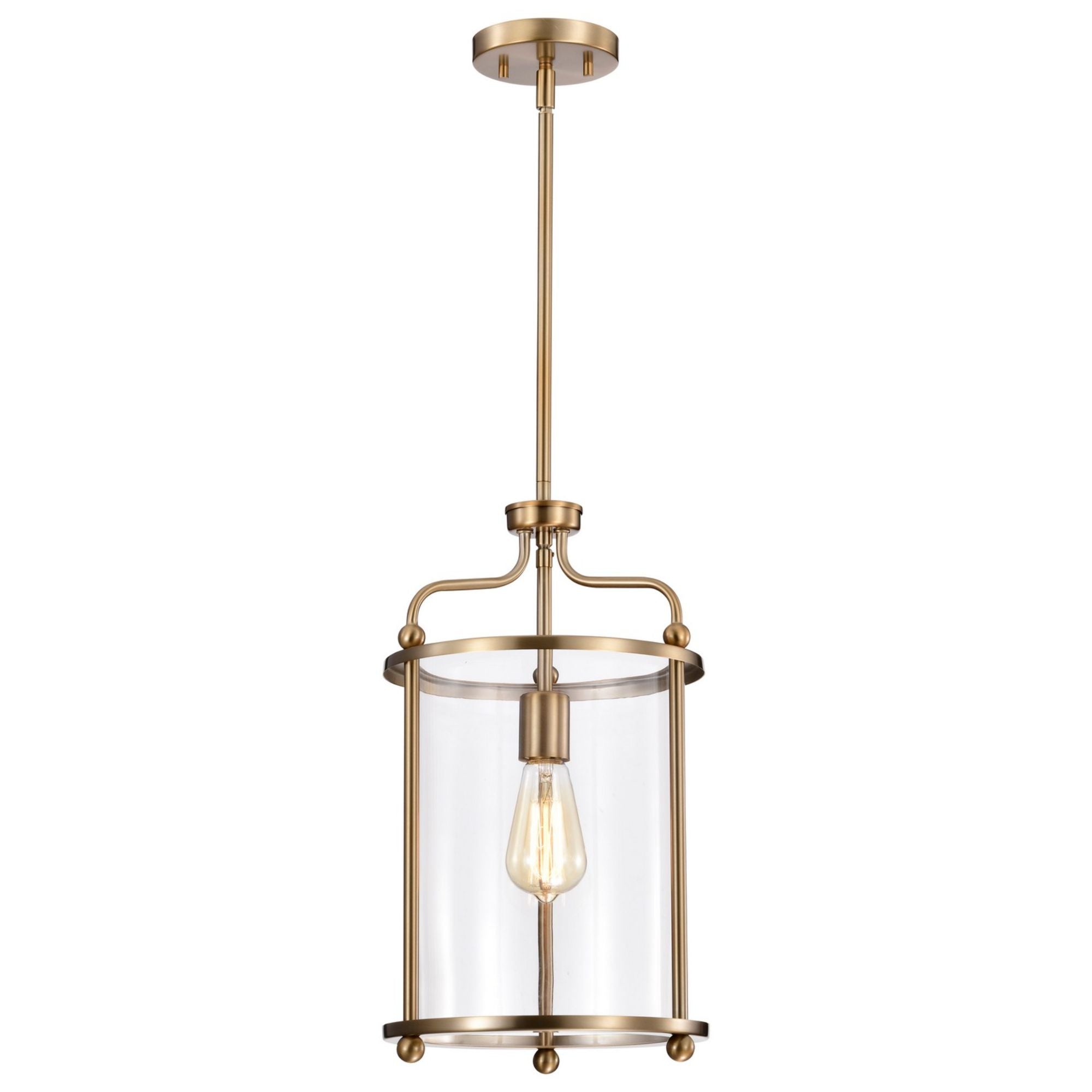 Yorktown 10" Pendant, Brass Finish - Bees Lighting
