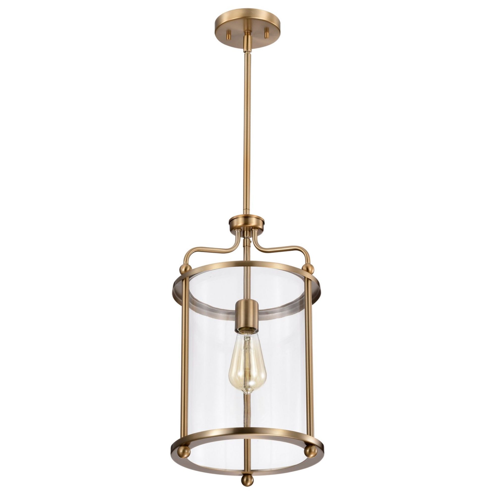 Yorktown 10" Pendant, Brass Finish - Bees Lighting