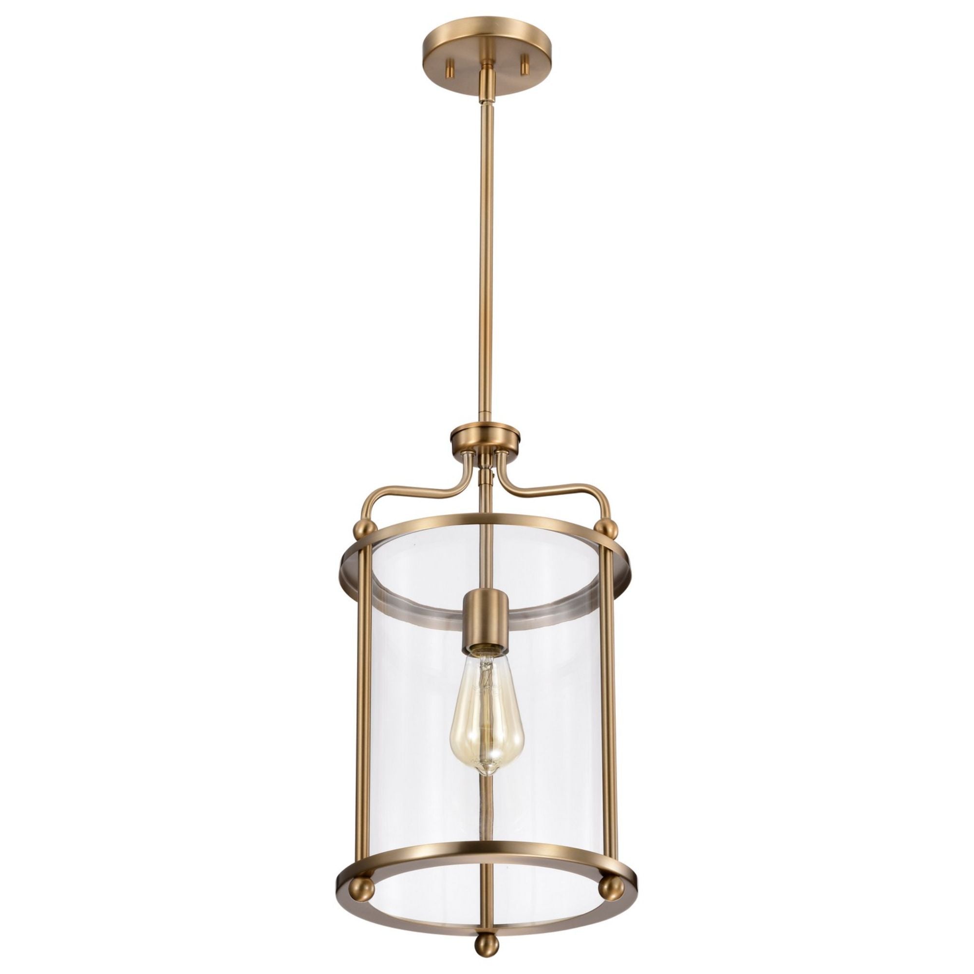 Yorktown 10" Pendant, Brass Finish - Bees Lighting