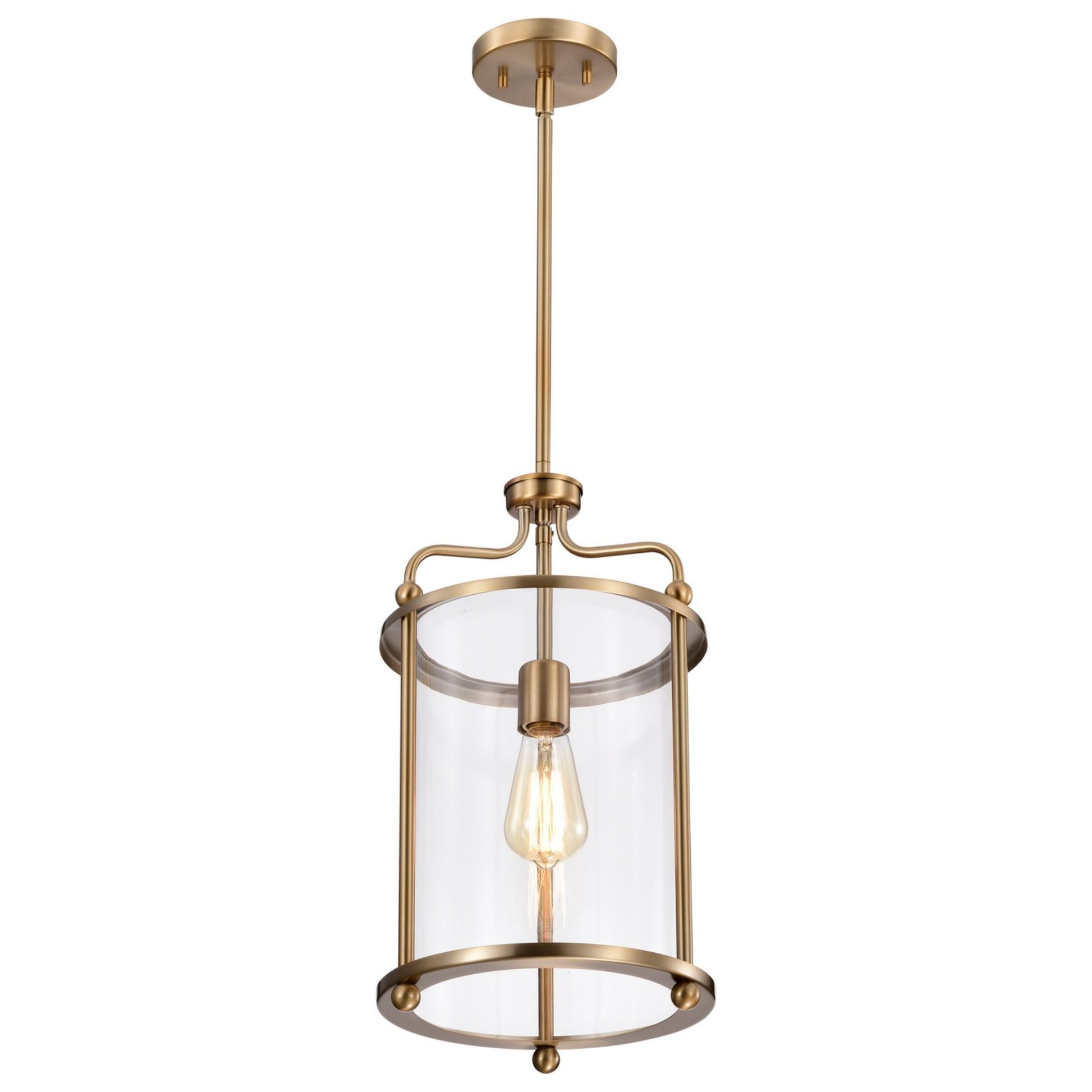 Yorktown 10" Pendant, Brass Finish - Bees Lighting