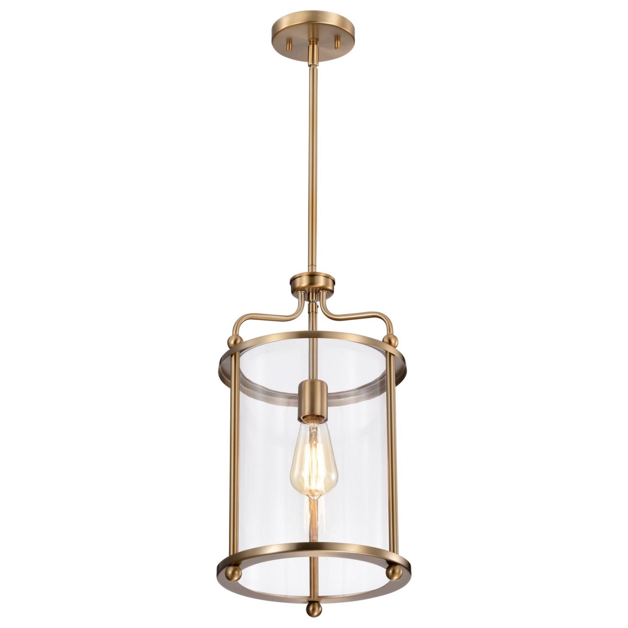 Yorktown 10" Pendant, Brass Finish - Bees Lighting