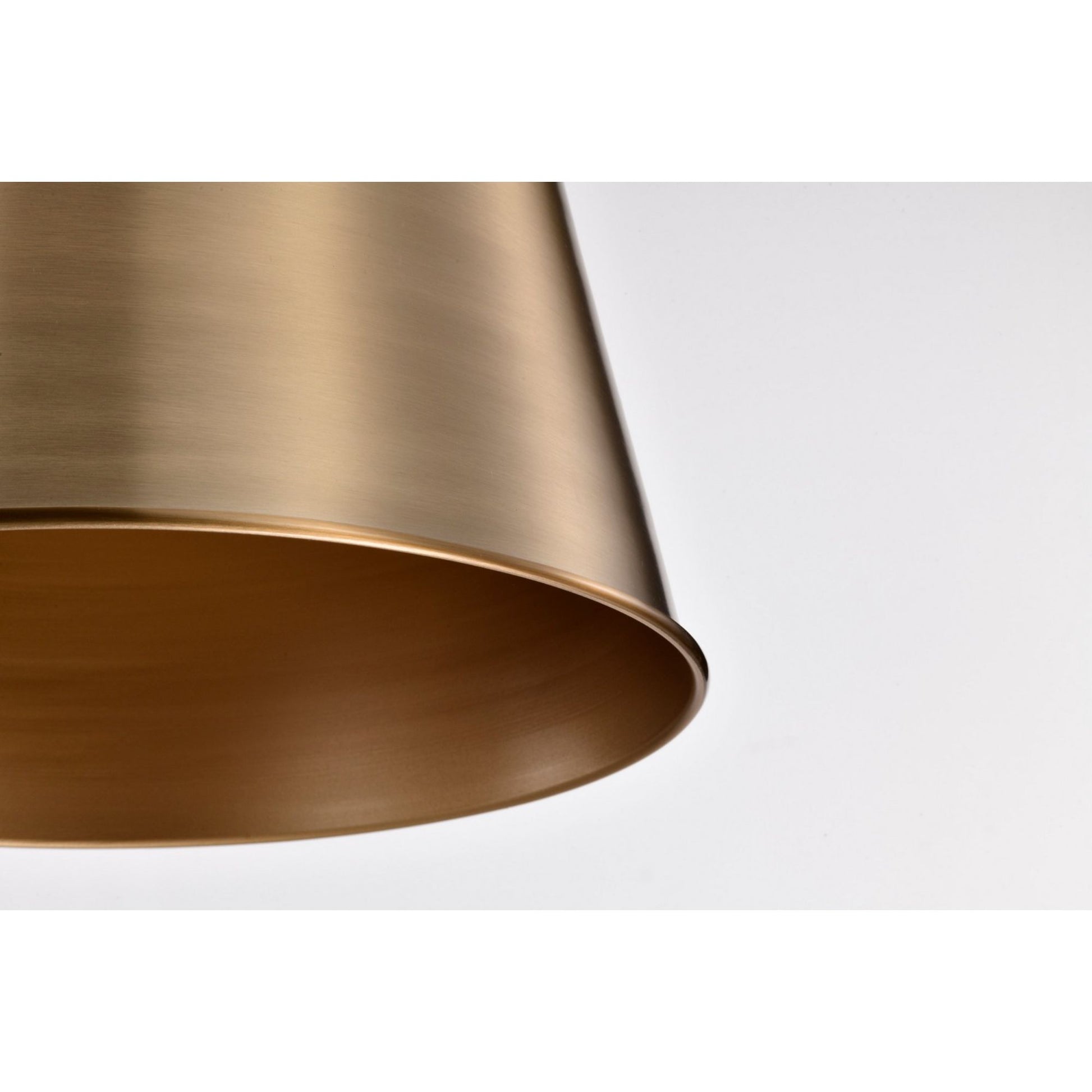 Alexis 15" Pendant, Brass Finish - Bees Lighting