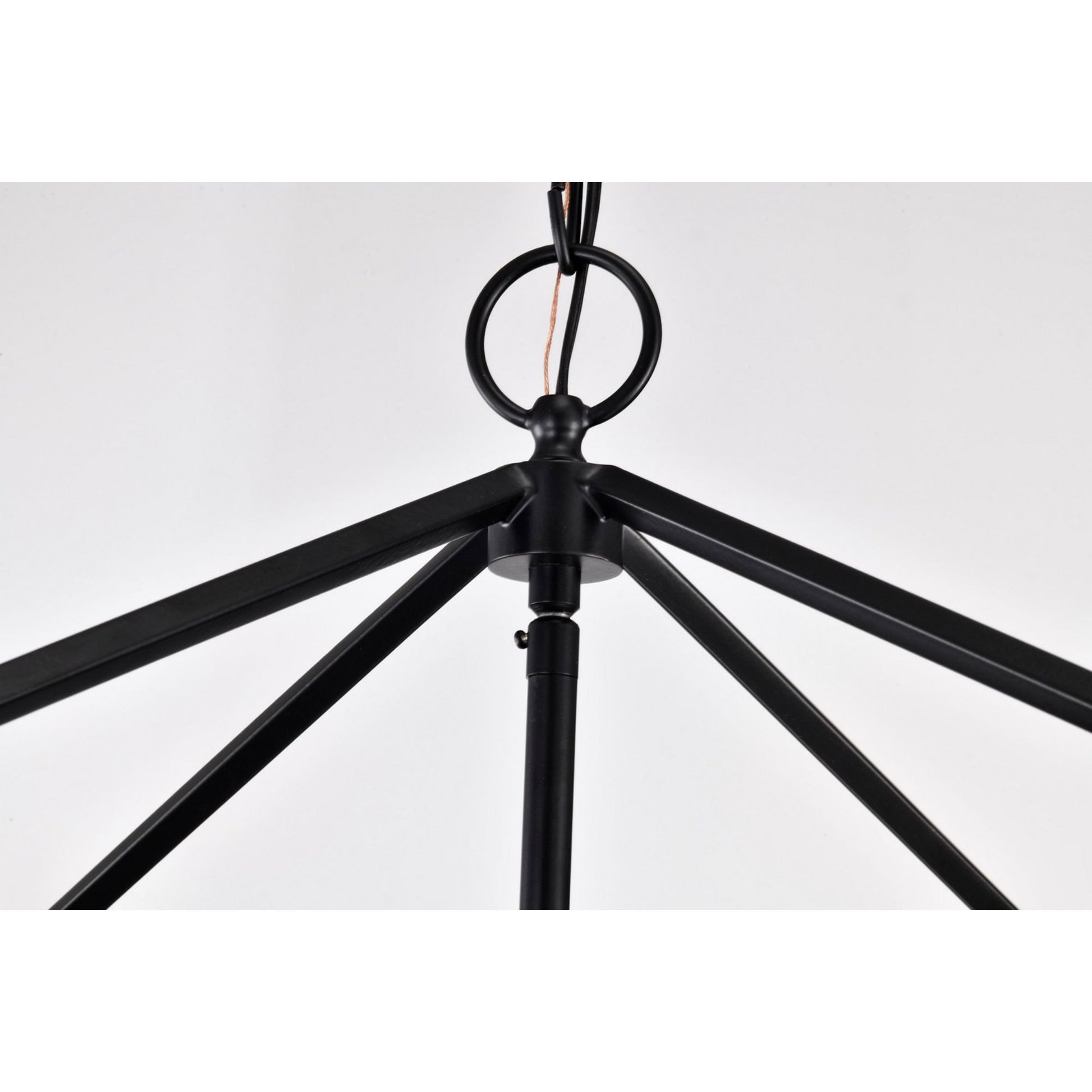 Emma 20 in. 4 lights Pendant Light Matte Black Finish - Bees Lighting