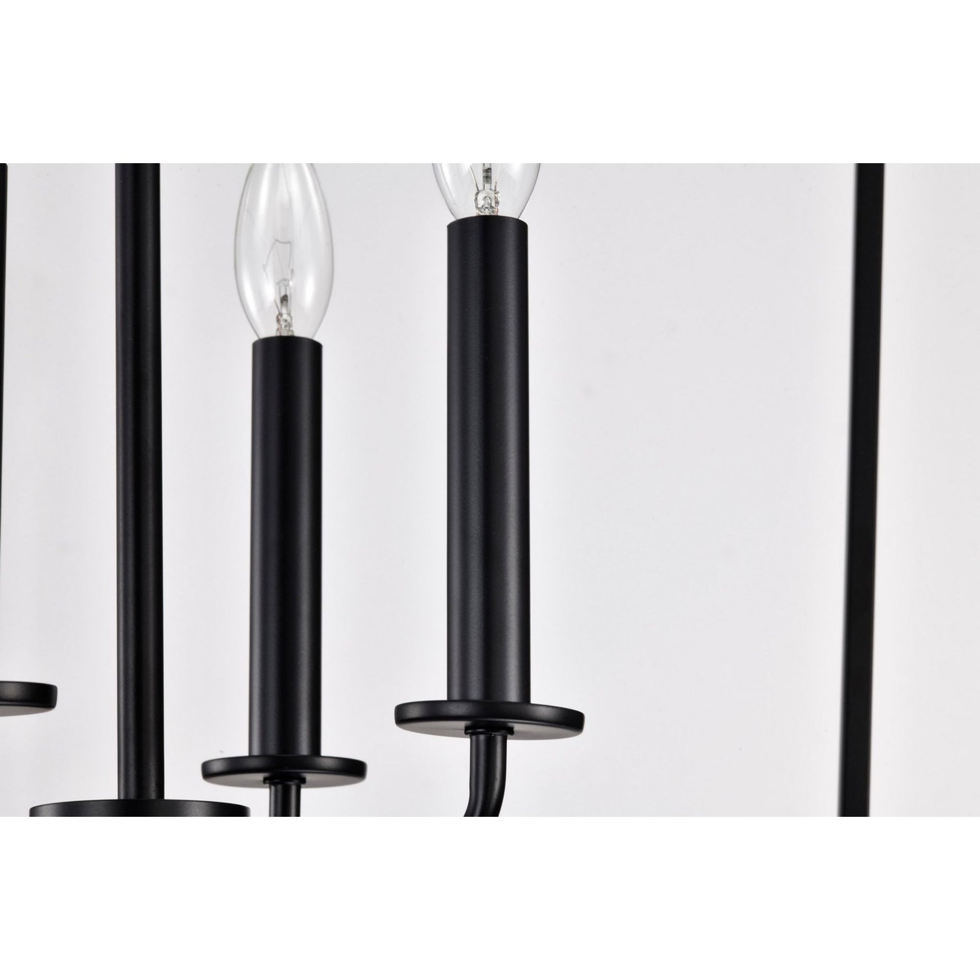 Emma 20 in. 4 lights Pendant Light Matte Black Finish - Bees Lighting