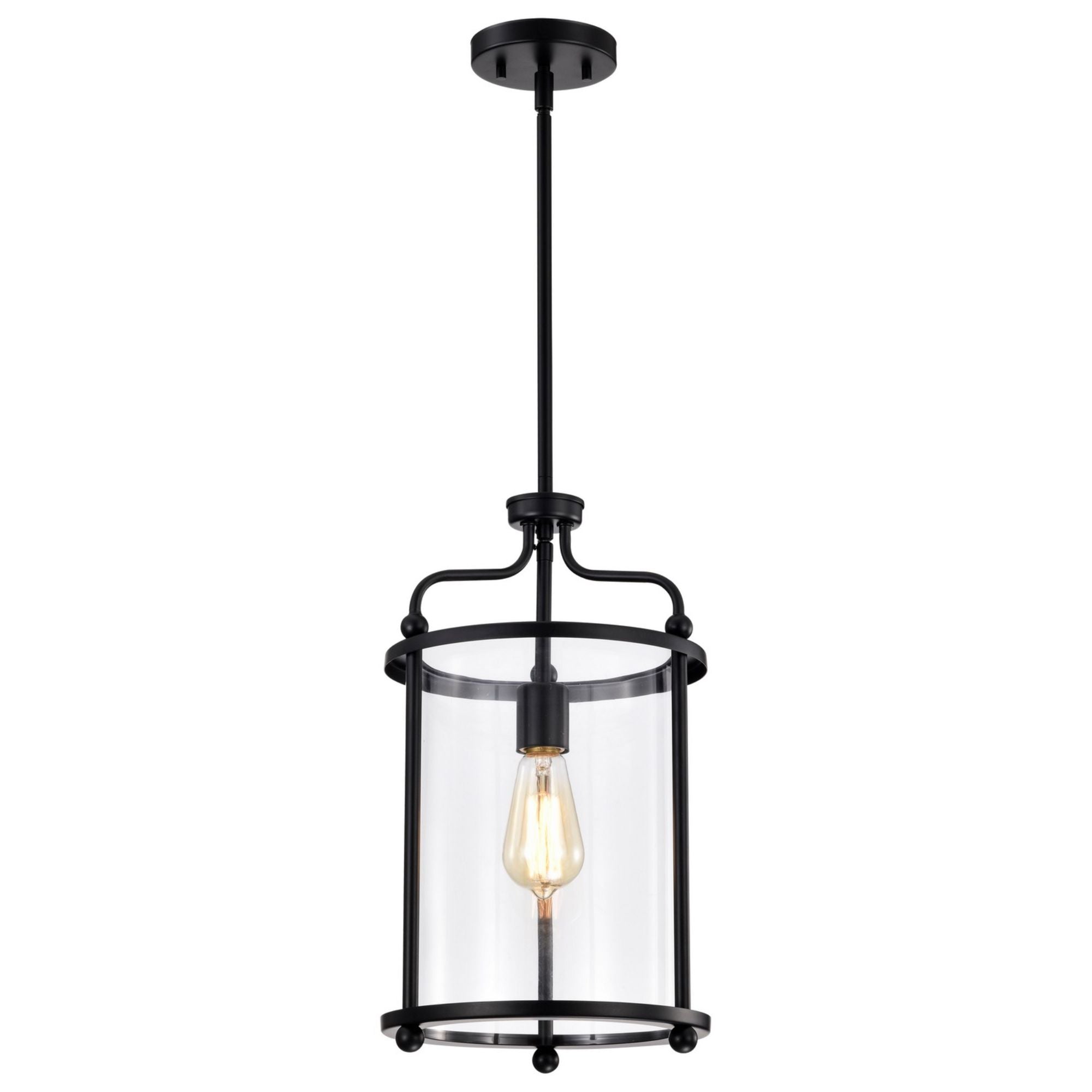 Yorktown 10" Pendant, Matte Black Finish - Bees Lighting