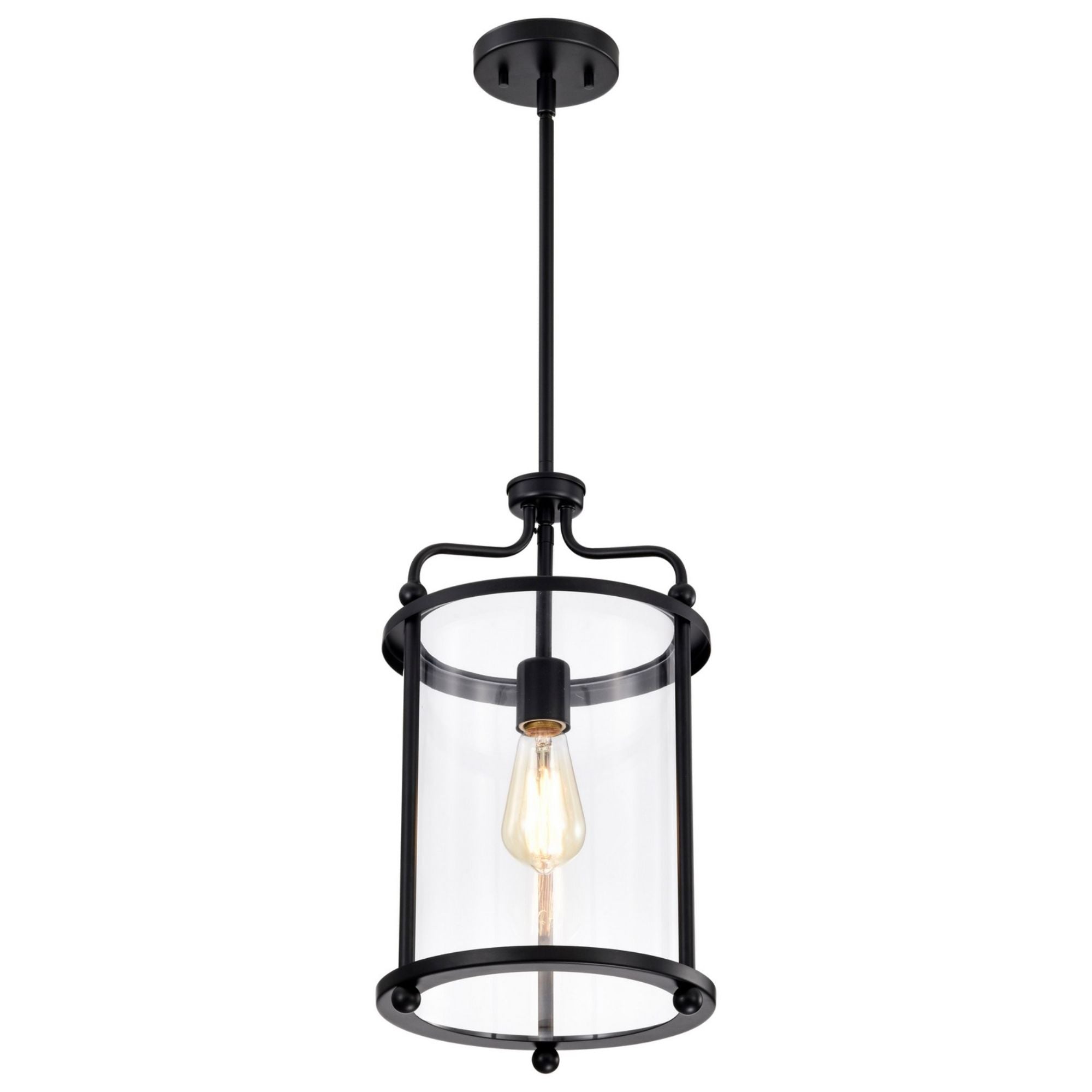 Yorktown 10" Pendant, Matte Black Finish - Bees Lighting
