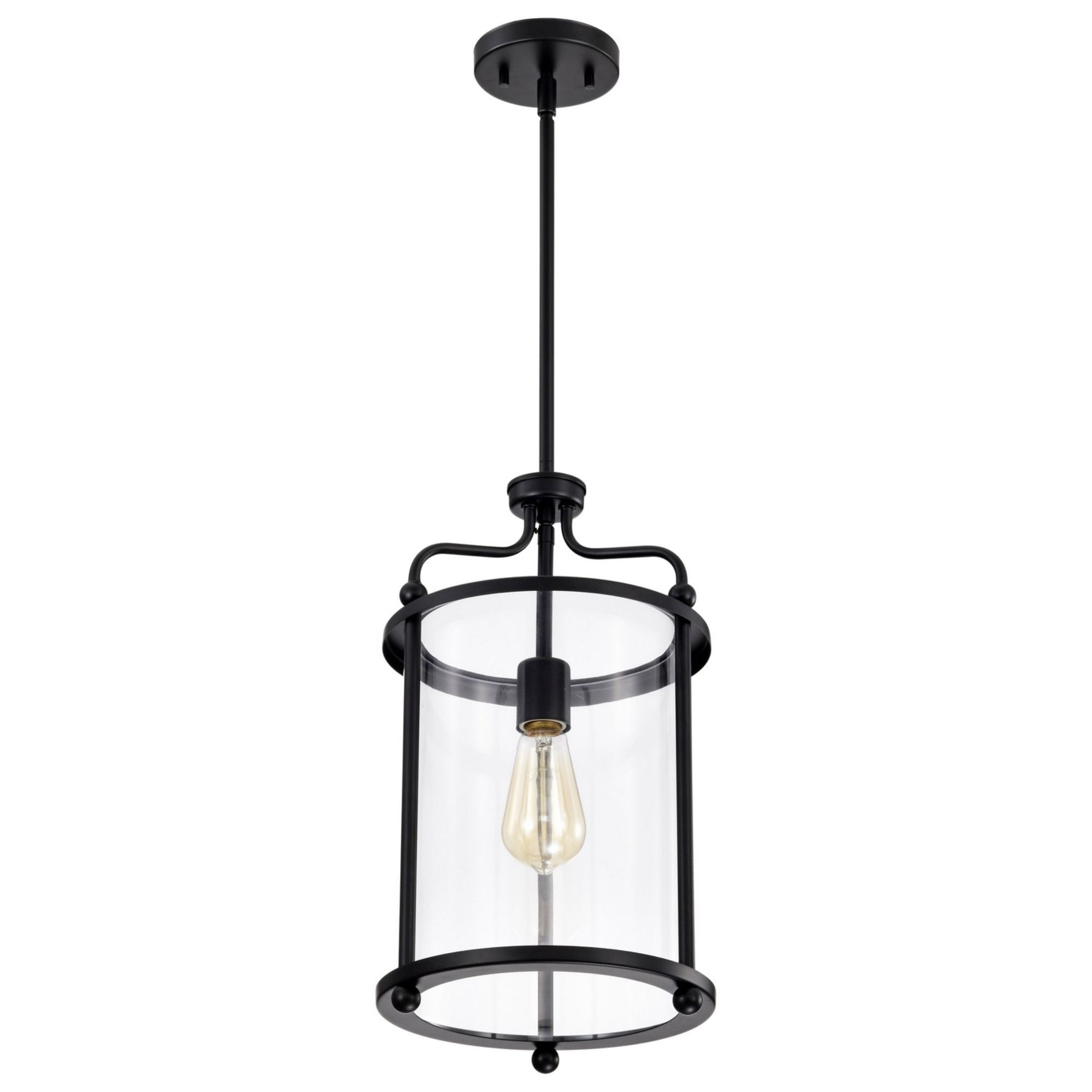Yorktown 10" Pendant, Matte Black Finish - Bees Lighting