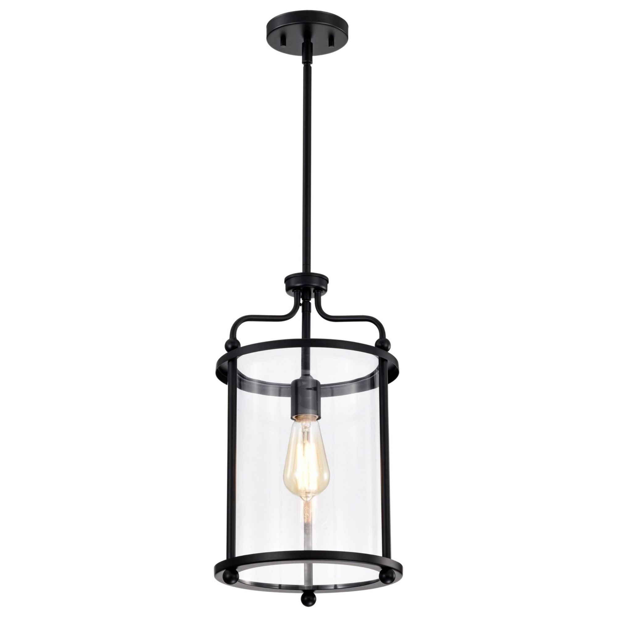 Yorktown 10" Pendant, Matte Black Finish - Bees Lighting