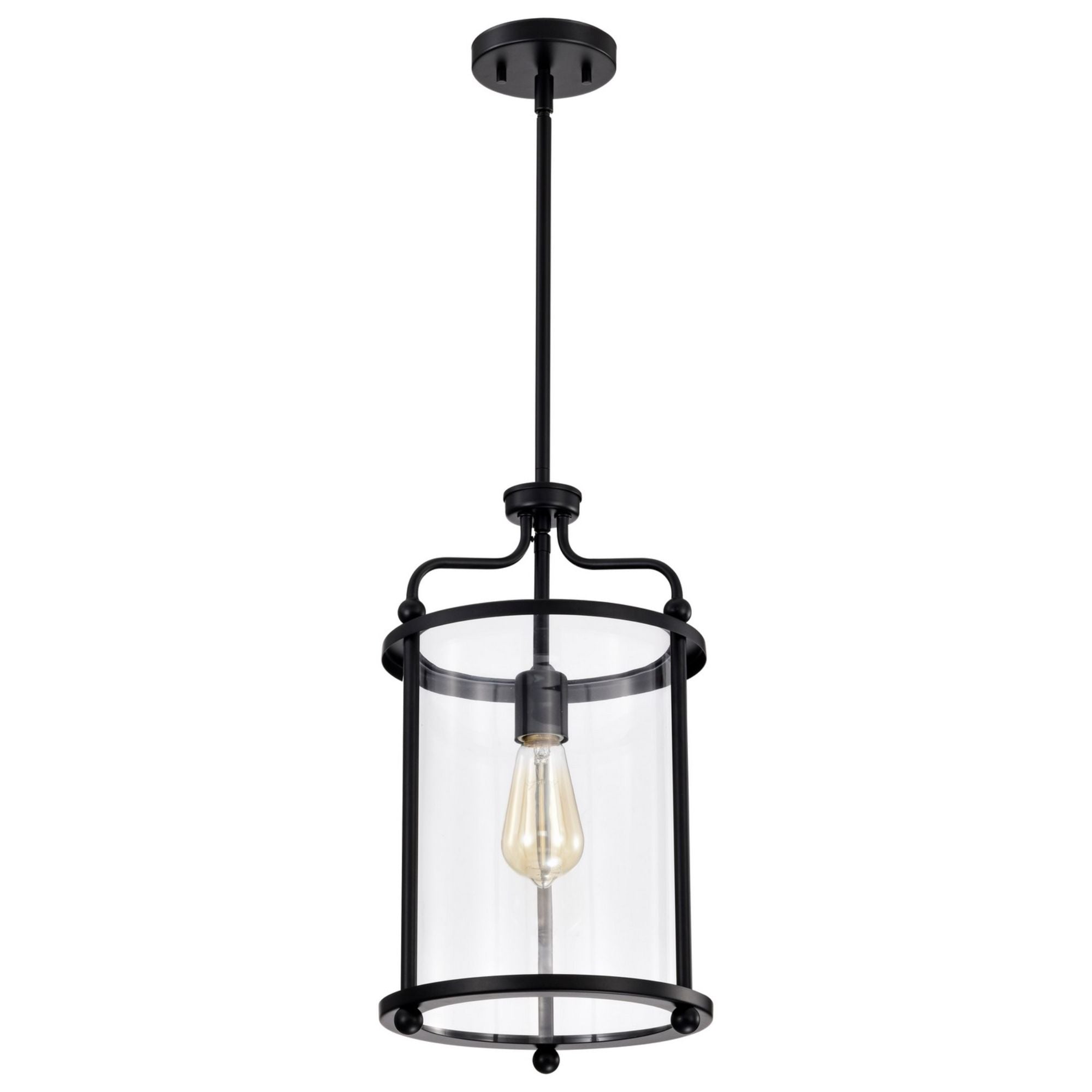 Yorktown 10" Pendant, Matte Black Finish - Bees Lighting