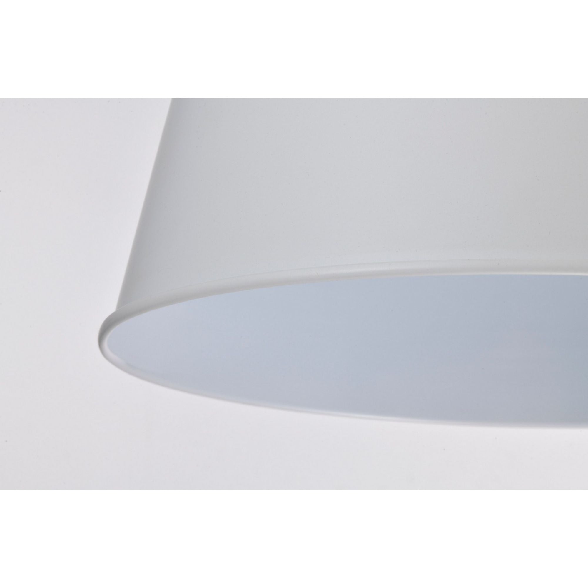 Alexis 15" Pendant, Matte White Finish - Bees Lighting
