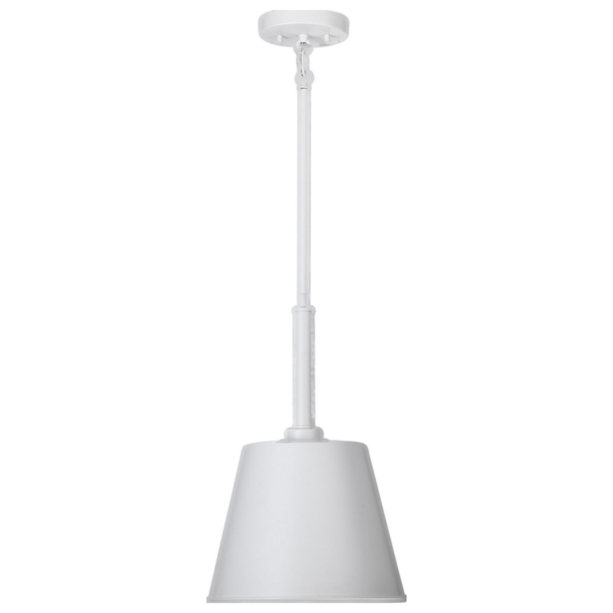 Alexis 11" Pendant, Matte White Finish - Bees Lighting
