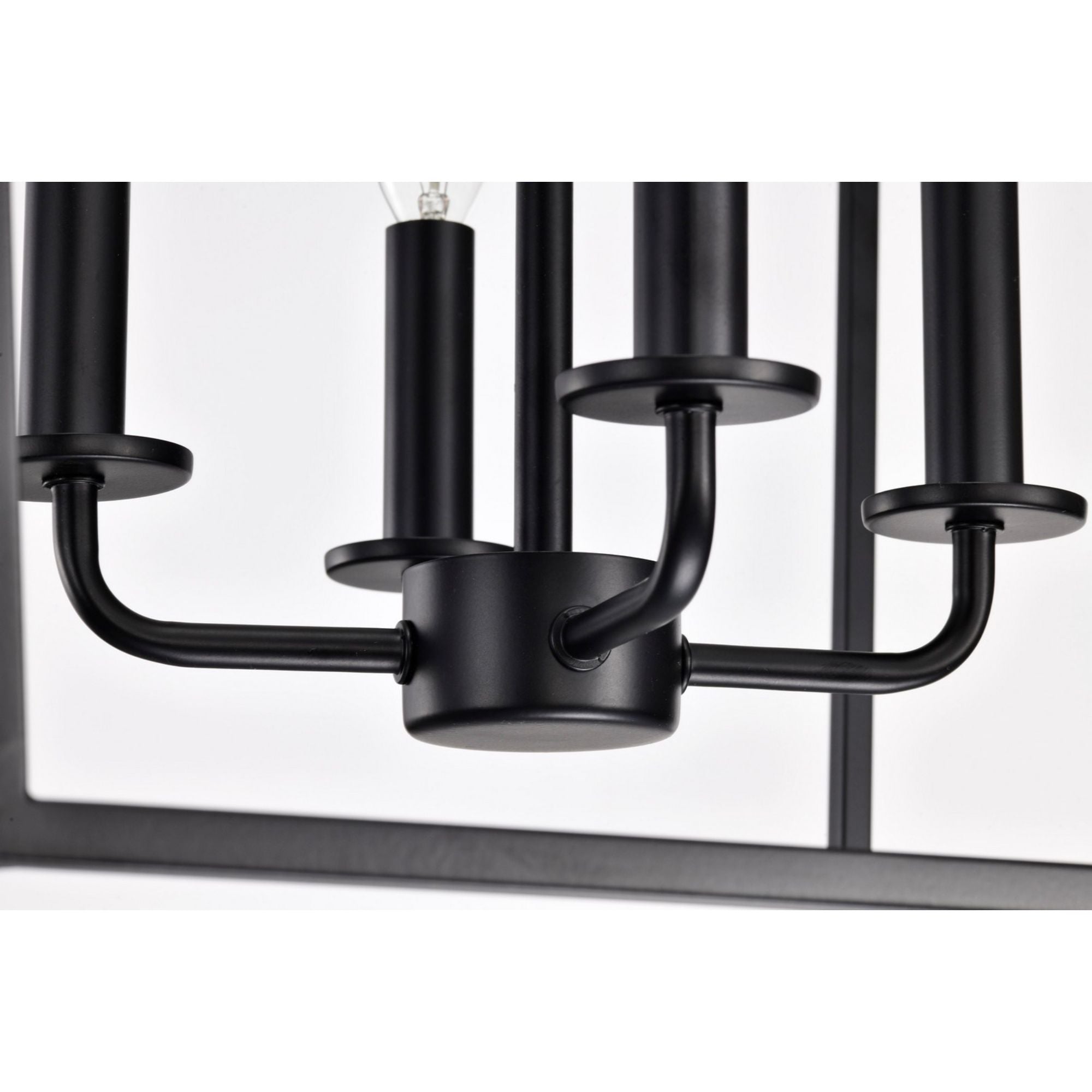 Emma 17" 4 lights Pendant, Dark Bronze Finish - Bees Lighting