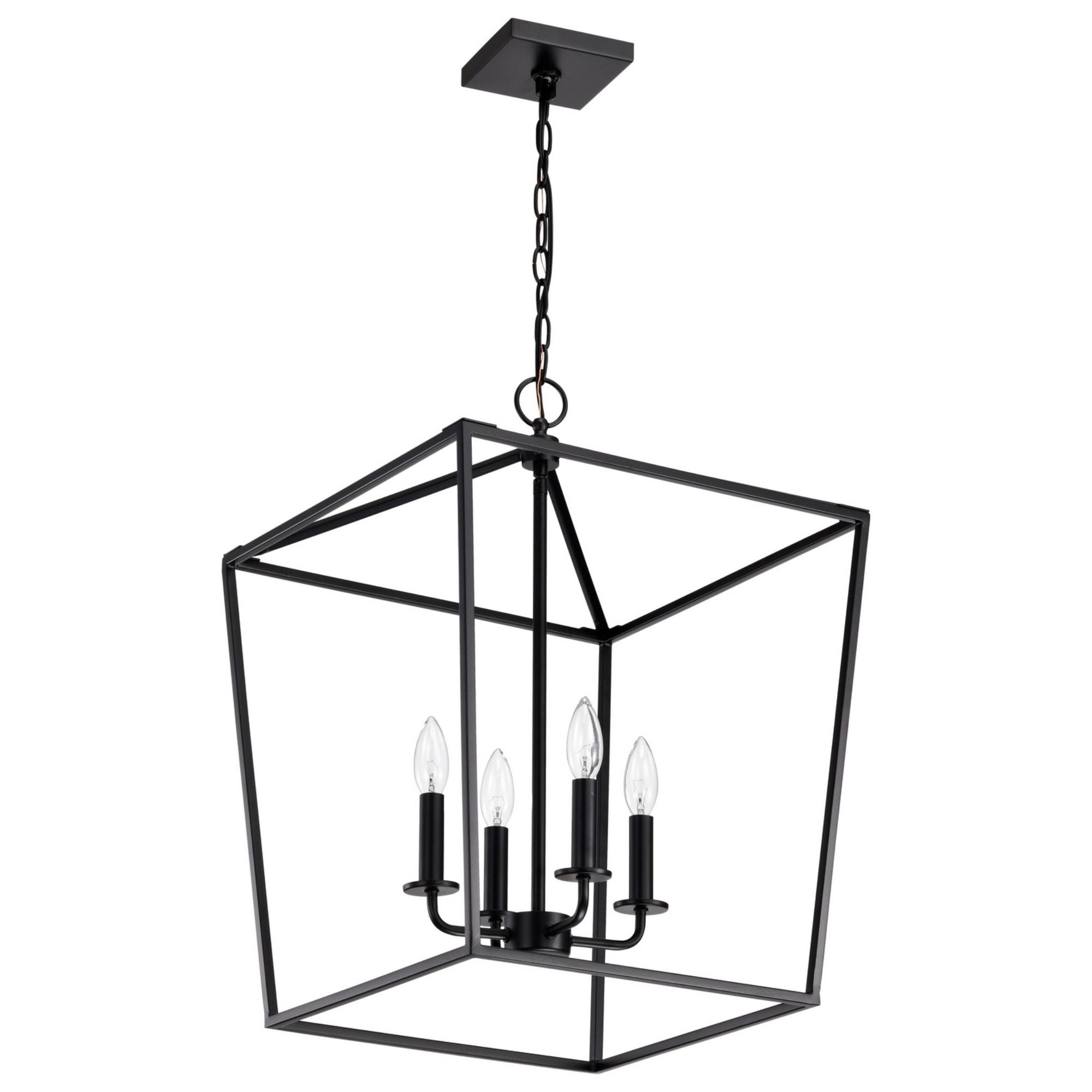 Emma 17" 4 lights Pendant, Dark Bronze Finish - Bees Lighting