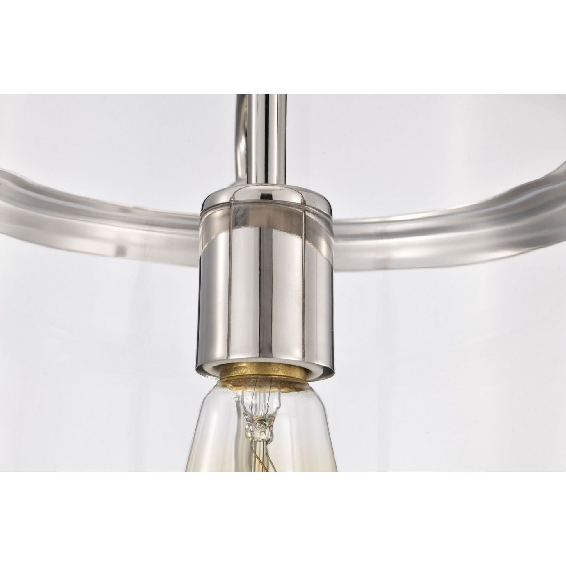 Yorktown 10" Pendant, Polished Nickel Finish - Bees Lighting