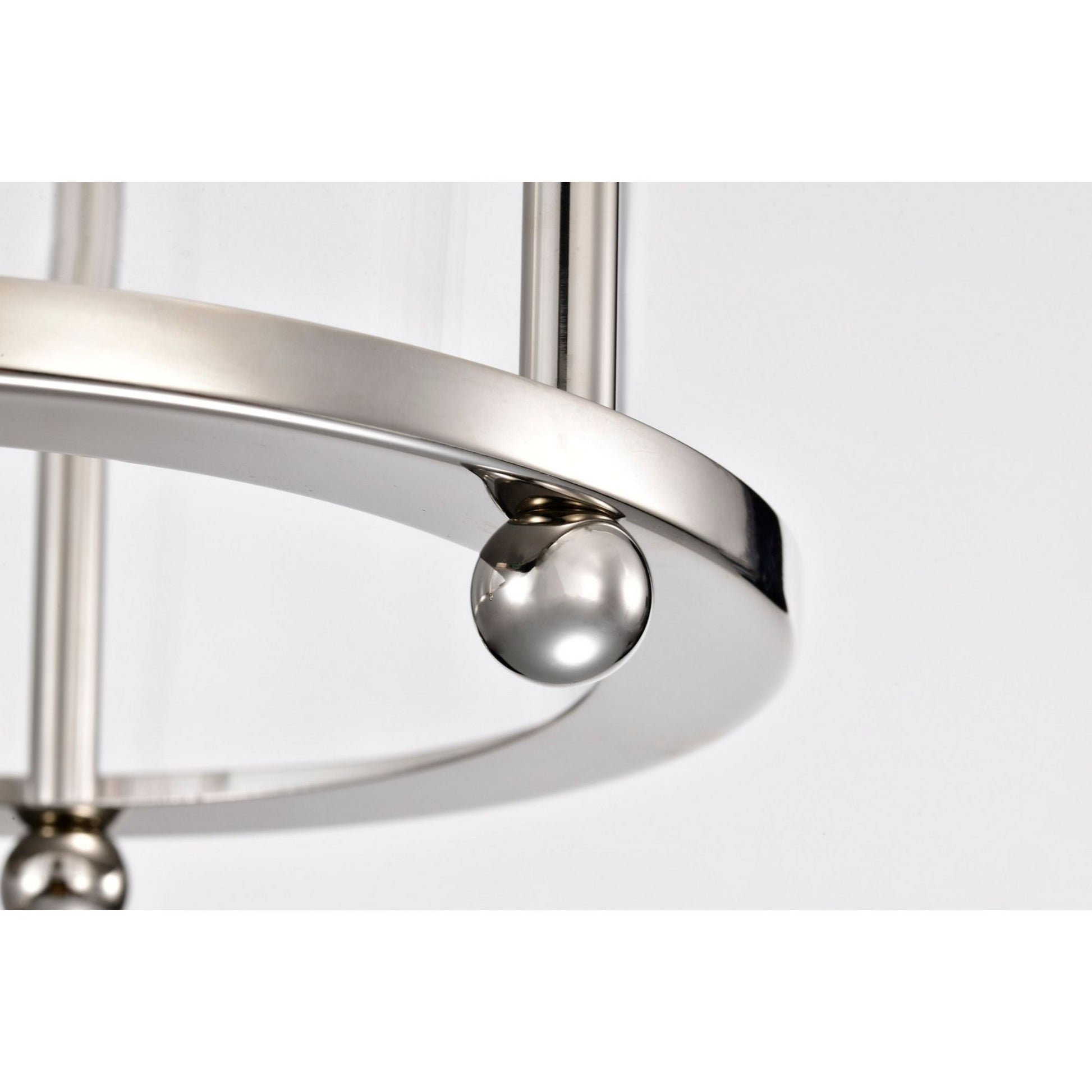 Yorktown 10" Pendant, Polished Nickel Finish - Bees Lighting