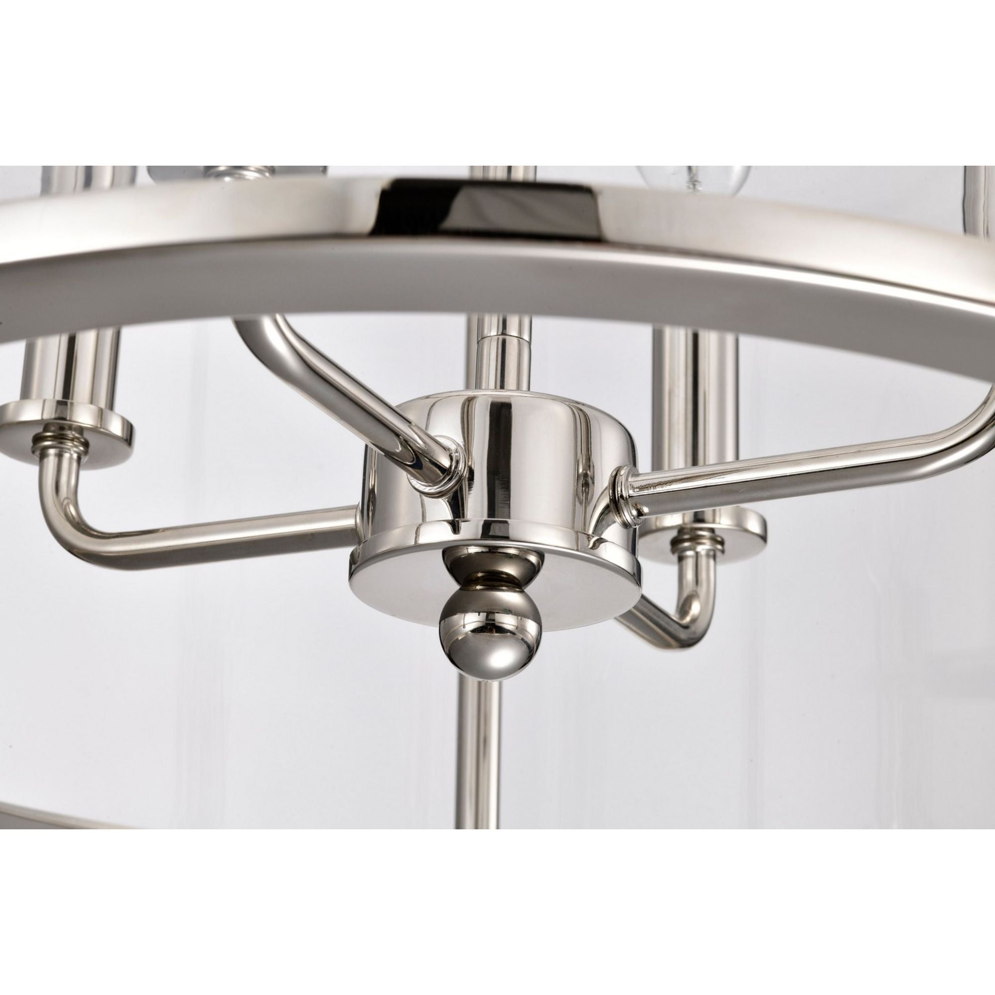 Yorktown 16" 4 lights Pendant, Polished Nickel Finish - Bees Lighting