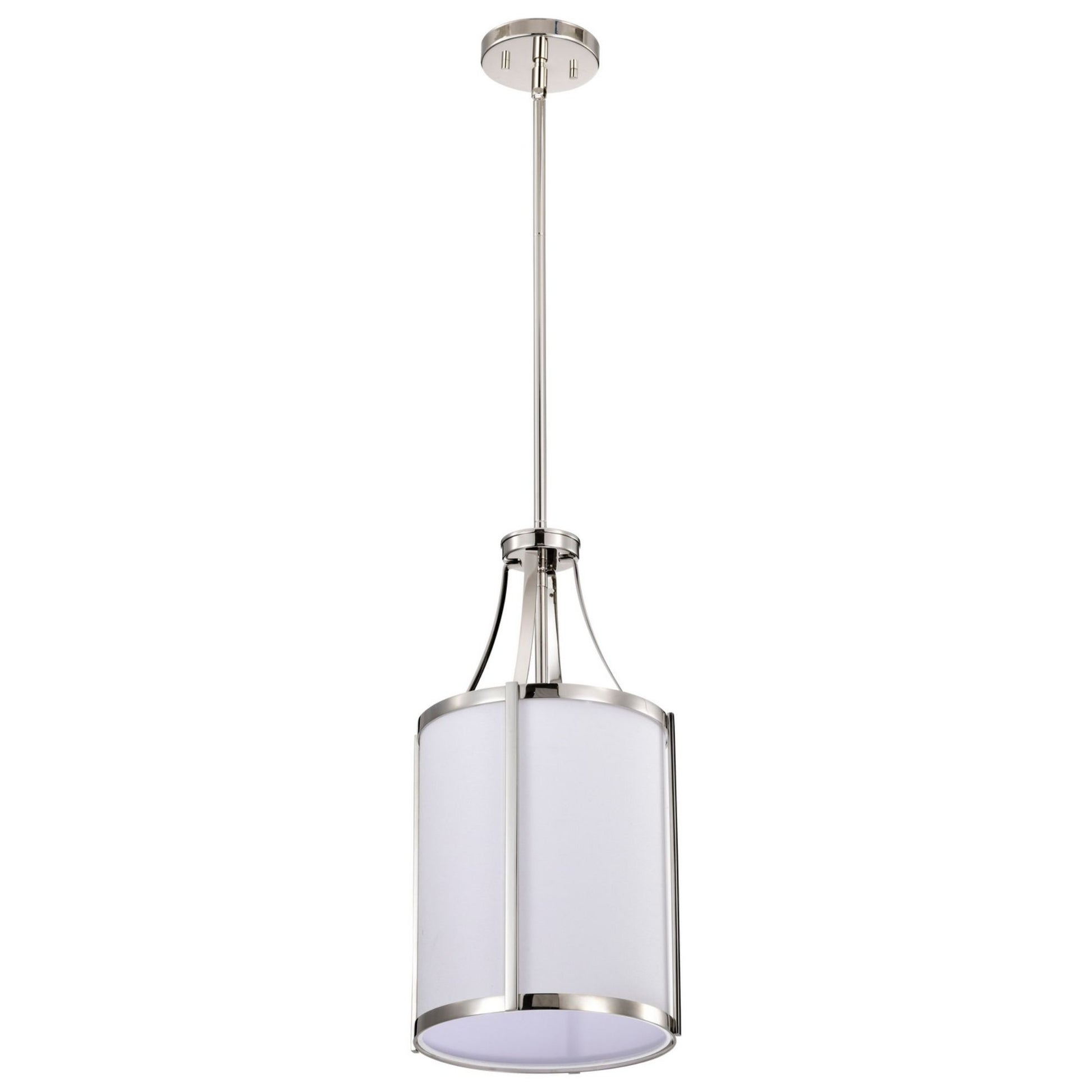 Easton 10" Pendant, Polished Nickel Finish - Bees Lighting