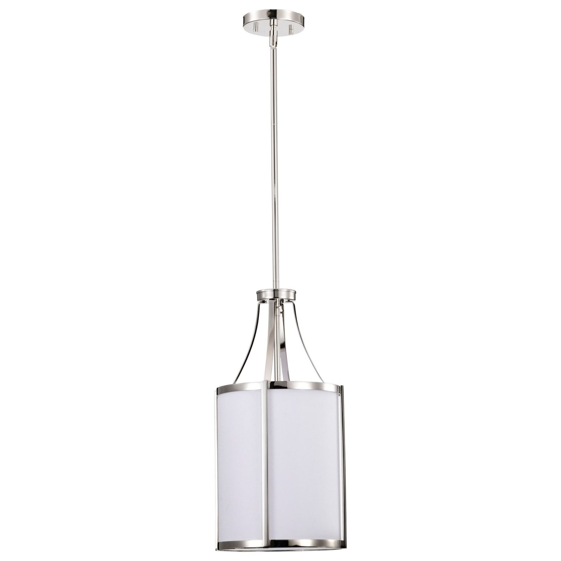 Easton 10" Pendant, Polished Nickel Finish - Bees Lighting