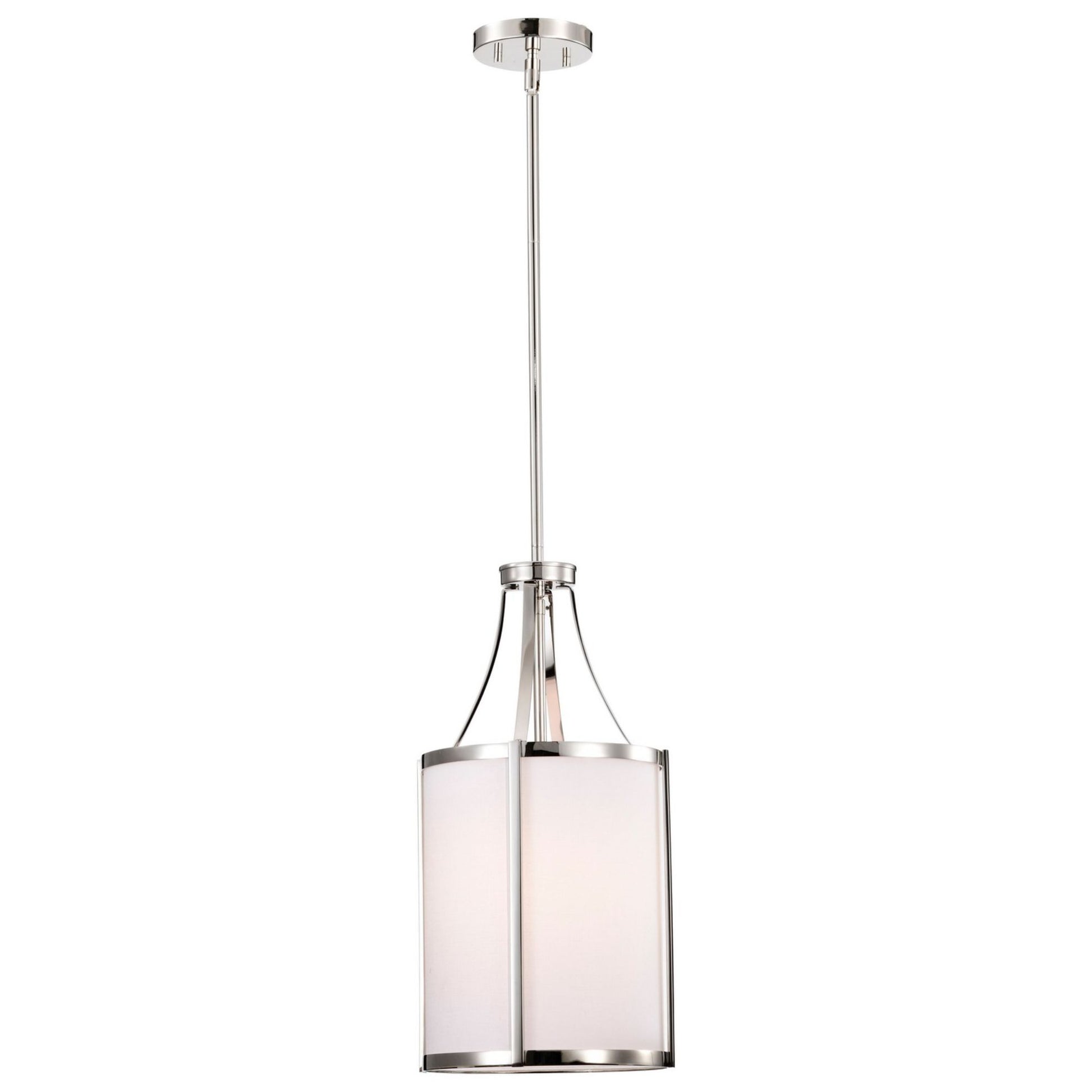 Easton 10" Pendant, Polished Nickel Finish - Bees Lighting